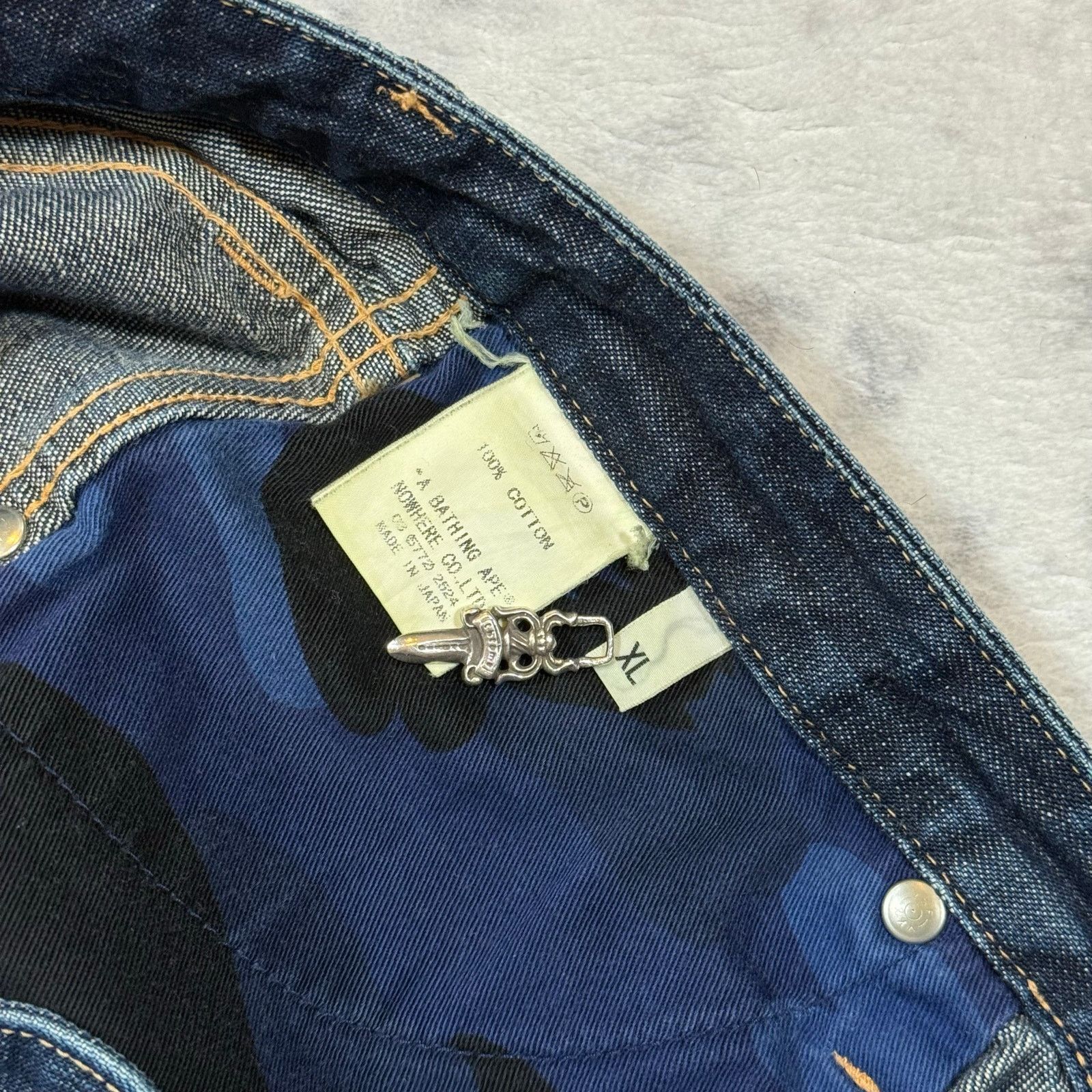 Bape × Nigo Authentic Bape 2000’s Twinsta Jeans 32 Size US 32 / EU 48 - 6 Thumbnail