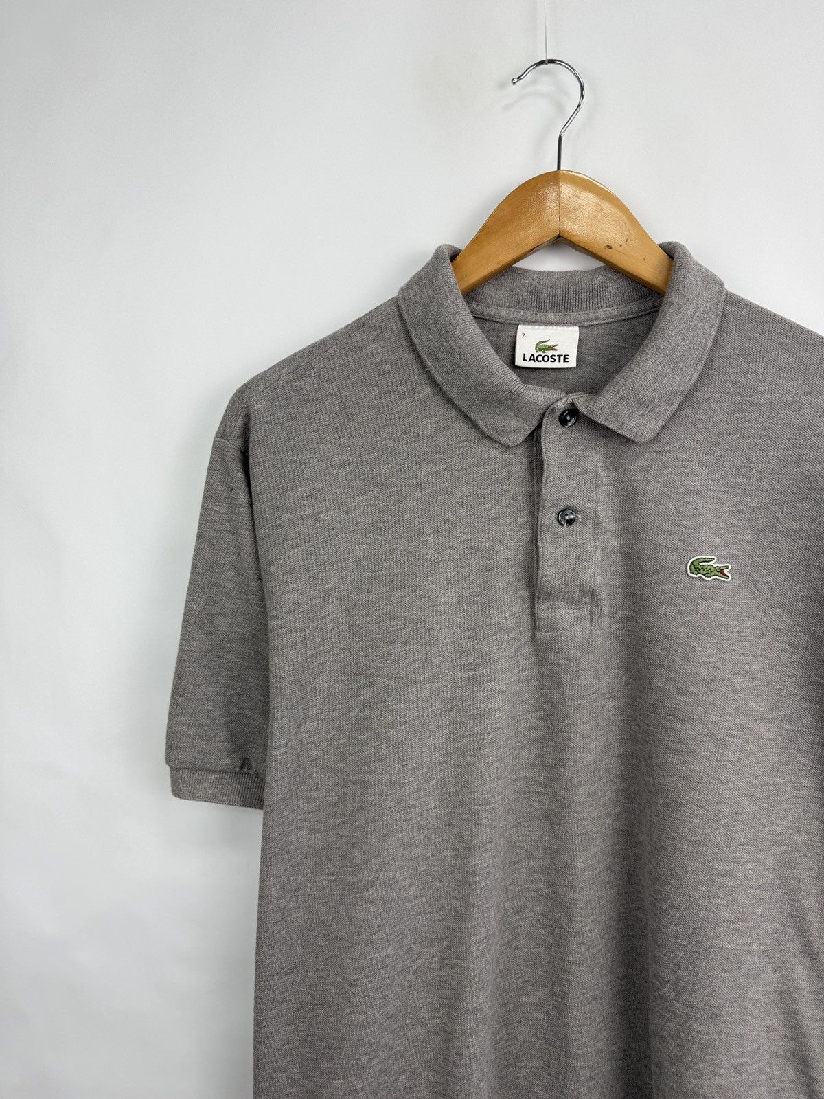 Lacoste 🇫🇷 Vintage 90s Lacoste Polo T-Shirt Made in France Retro Rare Size US XL / EU 56 / 4 - 4 Thumbnail