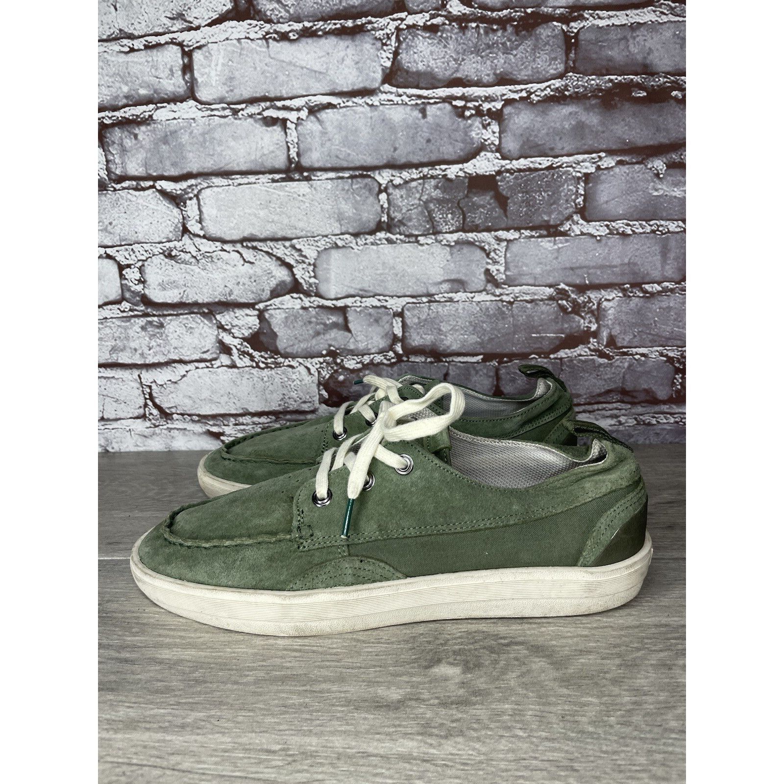 Globe Globe Green Suede Leather Casual Low Lace Sneakers Shoes Men Size US 9.5 / EU 42-43 - 15 Thumbnail