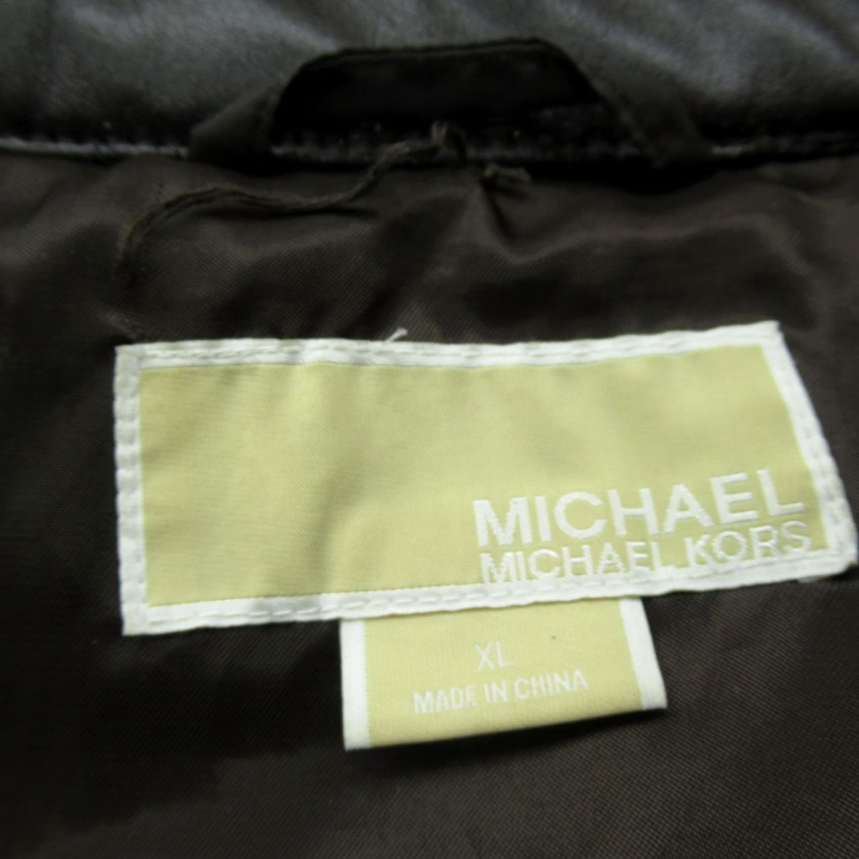 Michael Kors Michael Kors Puffer Jacket Womens XL Green Brown Quilted Insulated Down Full Zip Size XL / US 12-14 / IT 48-50 - 4 Thumbnail