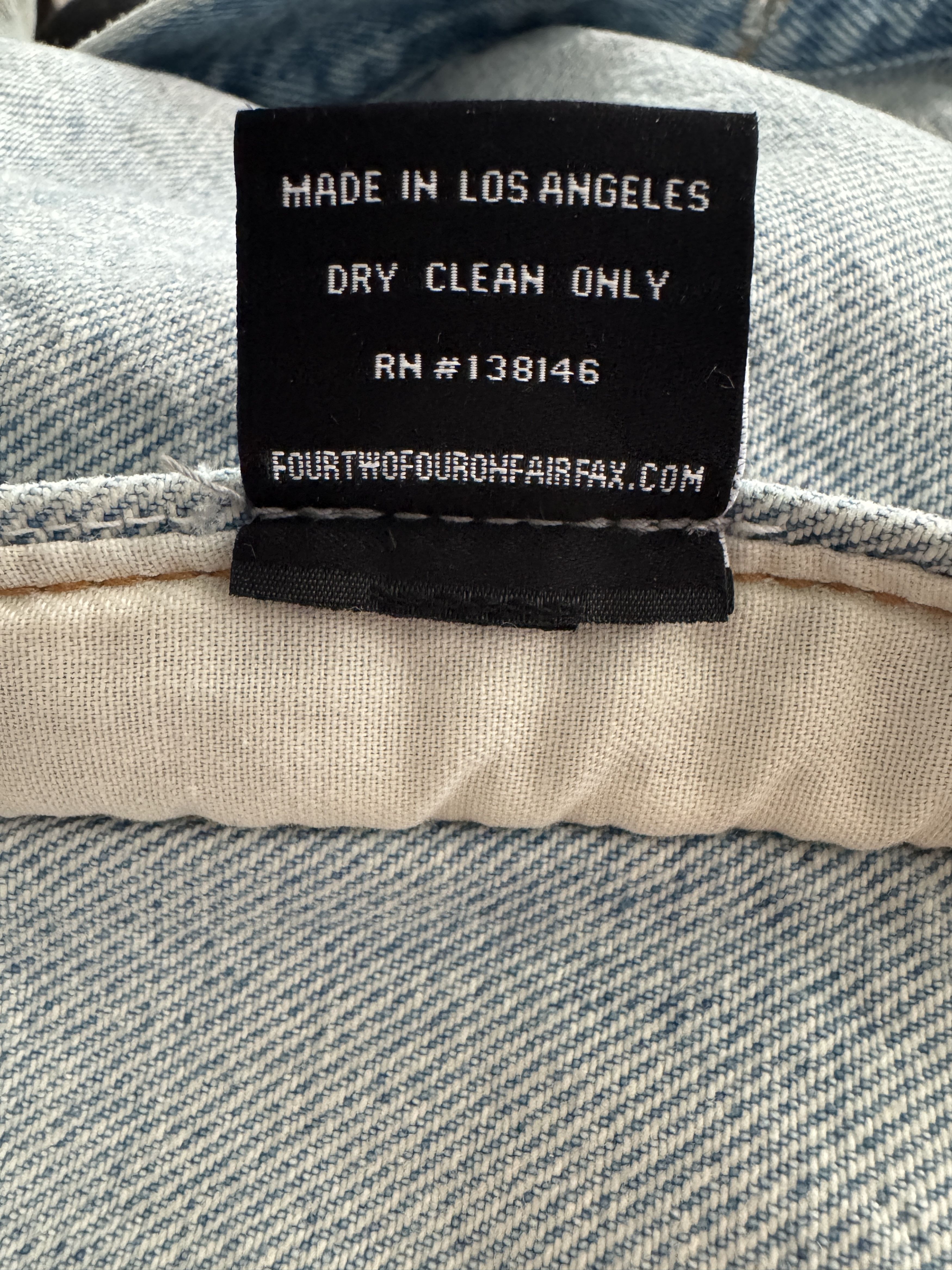 424 424 Denim Jacket Zipper Sleeve Size US S / EU 44-46 / 1 - 4 Thumbnail
