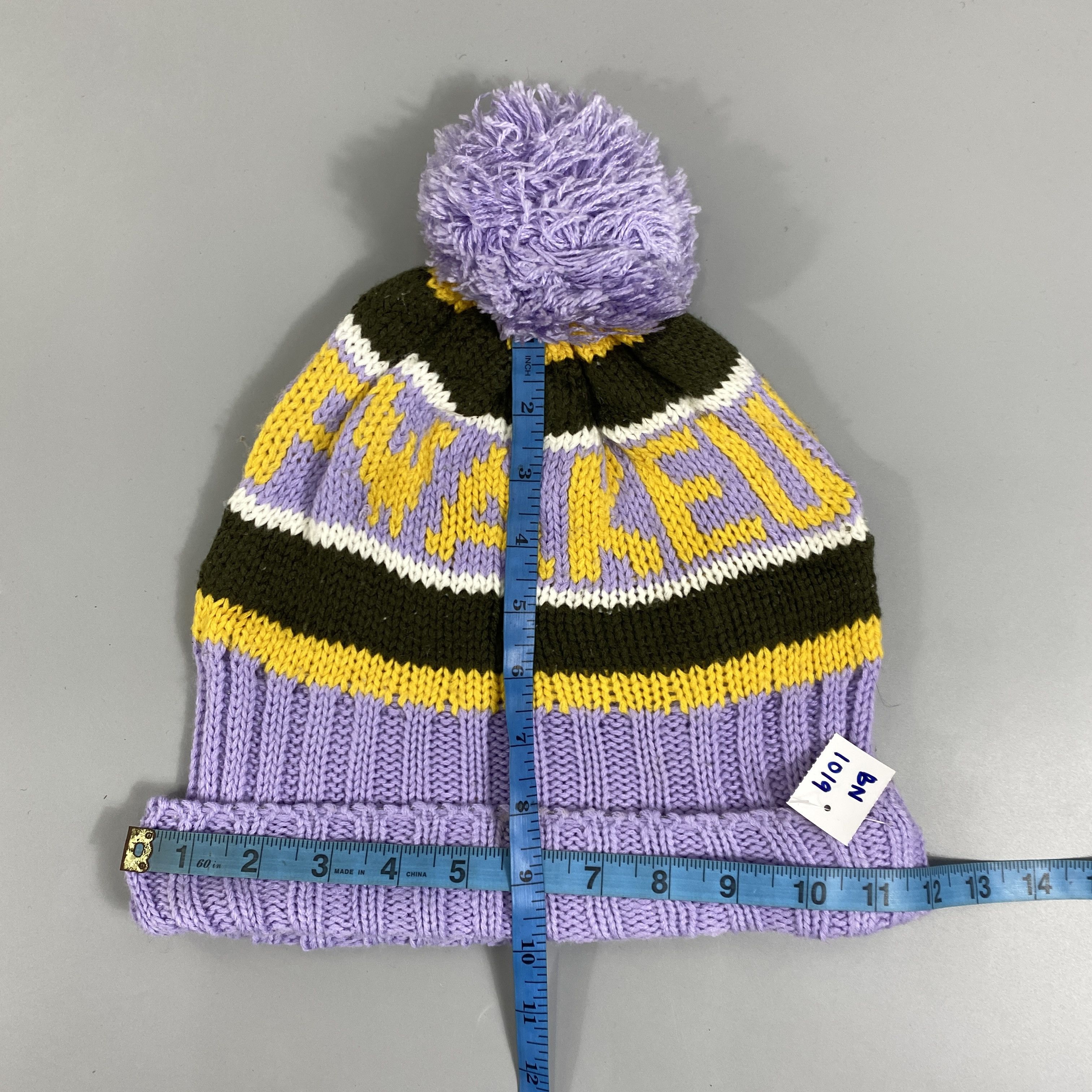 Japanese Brand Vence Snow Cap Beanie Hat With Pom Pom -BN1019 Size ONE SIZE - 5 Thumbnail