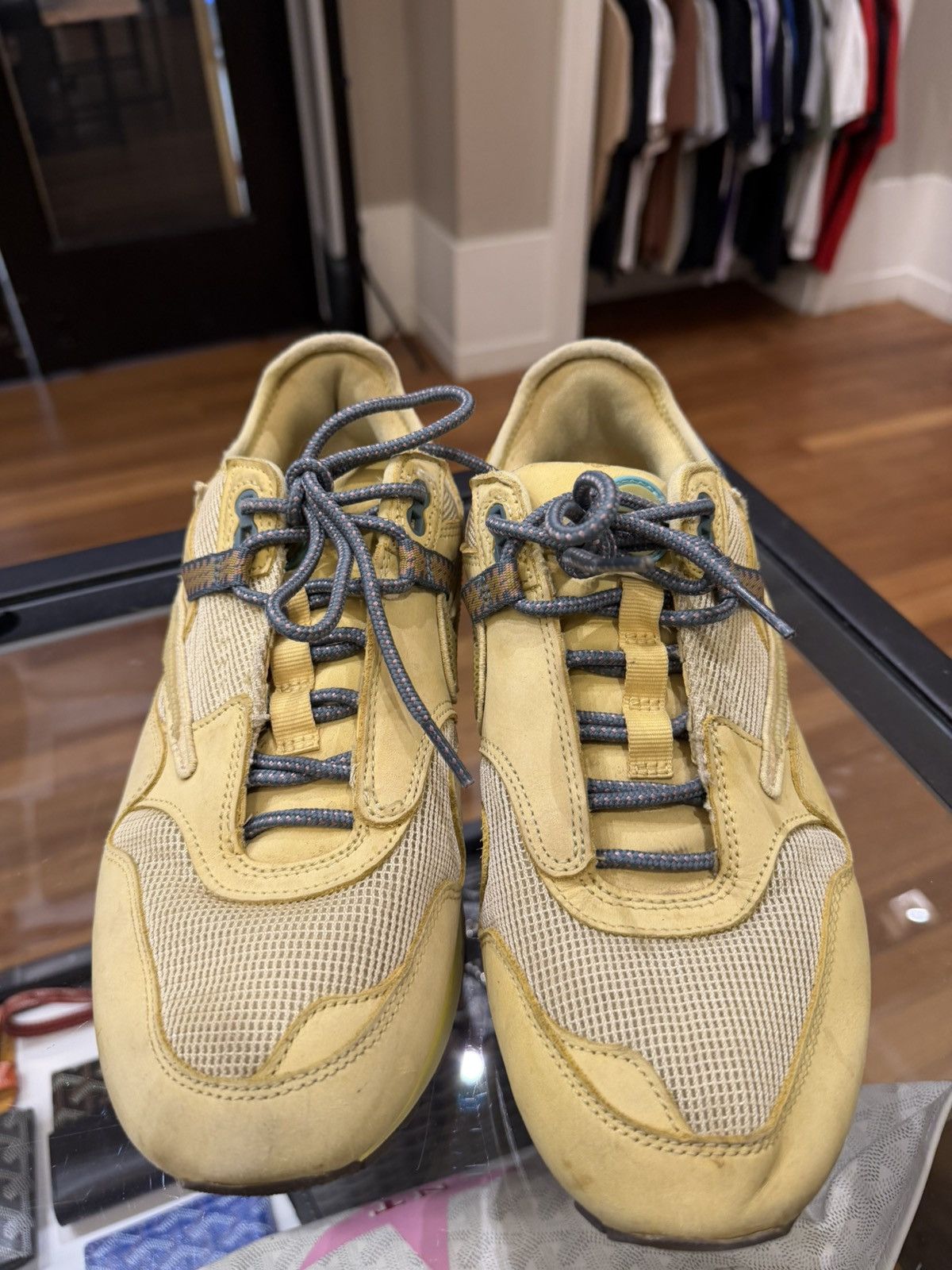 Nike × Travis Scott Travis Scott x Nike Air Max 1 - saturn Gold Size US 10 / EU 43 - 5 Thumbnail
