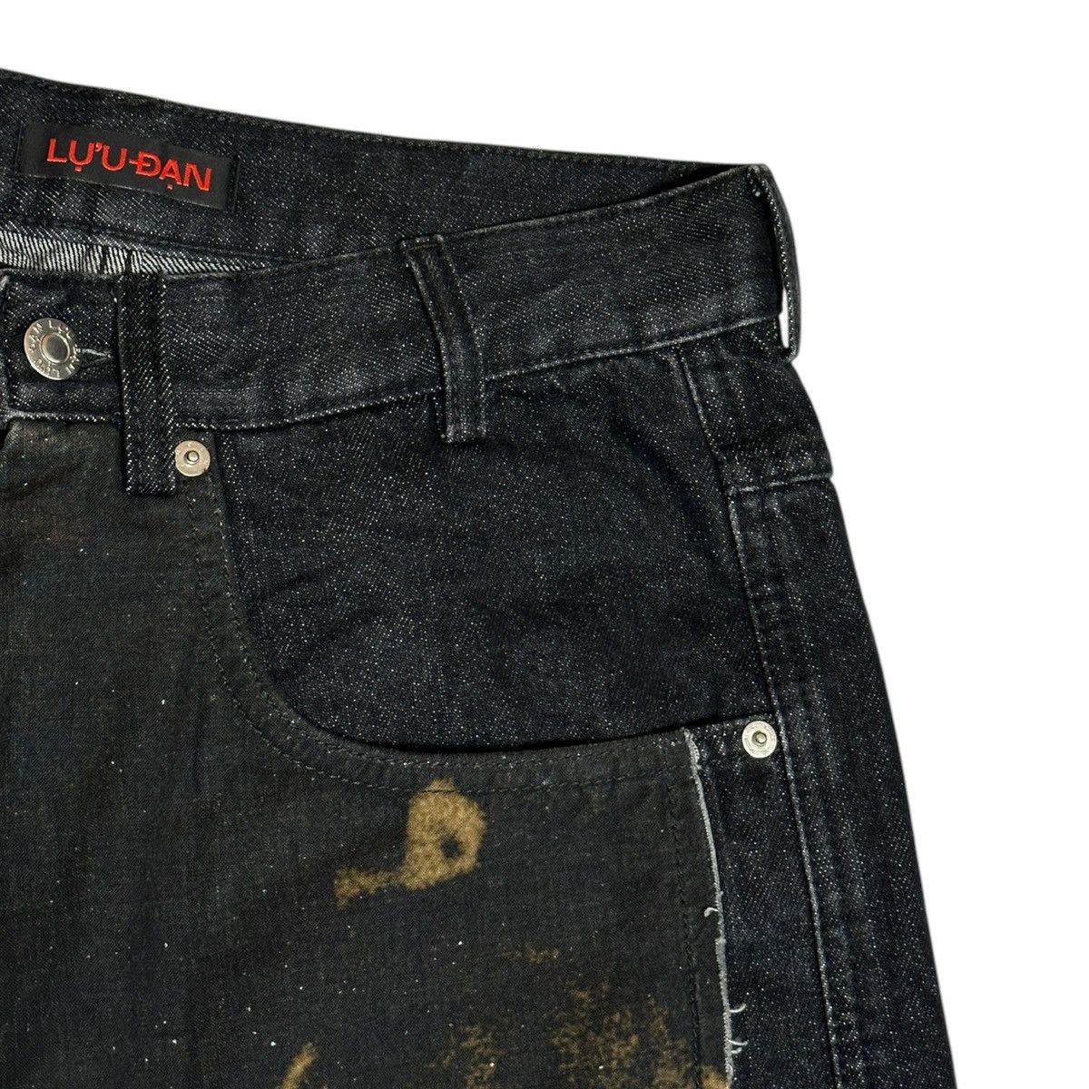 LUU DAN Knee patch baggy wide leg denim Size US 30 / EU 46 - 3 Thumbnail