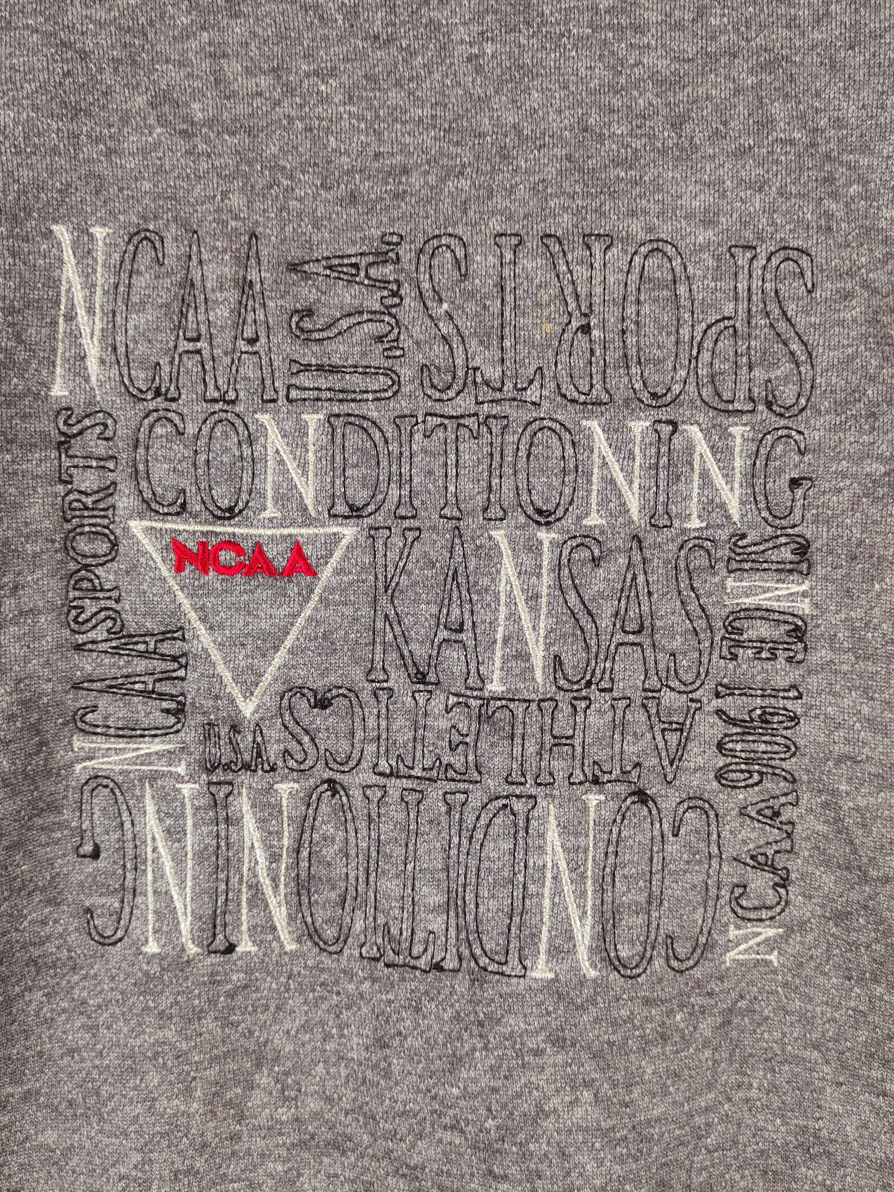 NCAA × Vintage Vintage NCAA Dark Gray Sweatshirts Authentic item Size US L / EU 52-54 / 3 - 3 Thumbnail