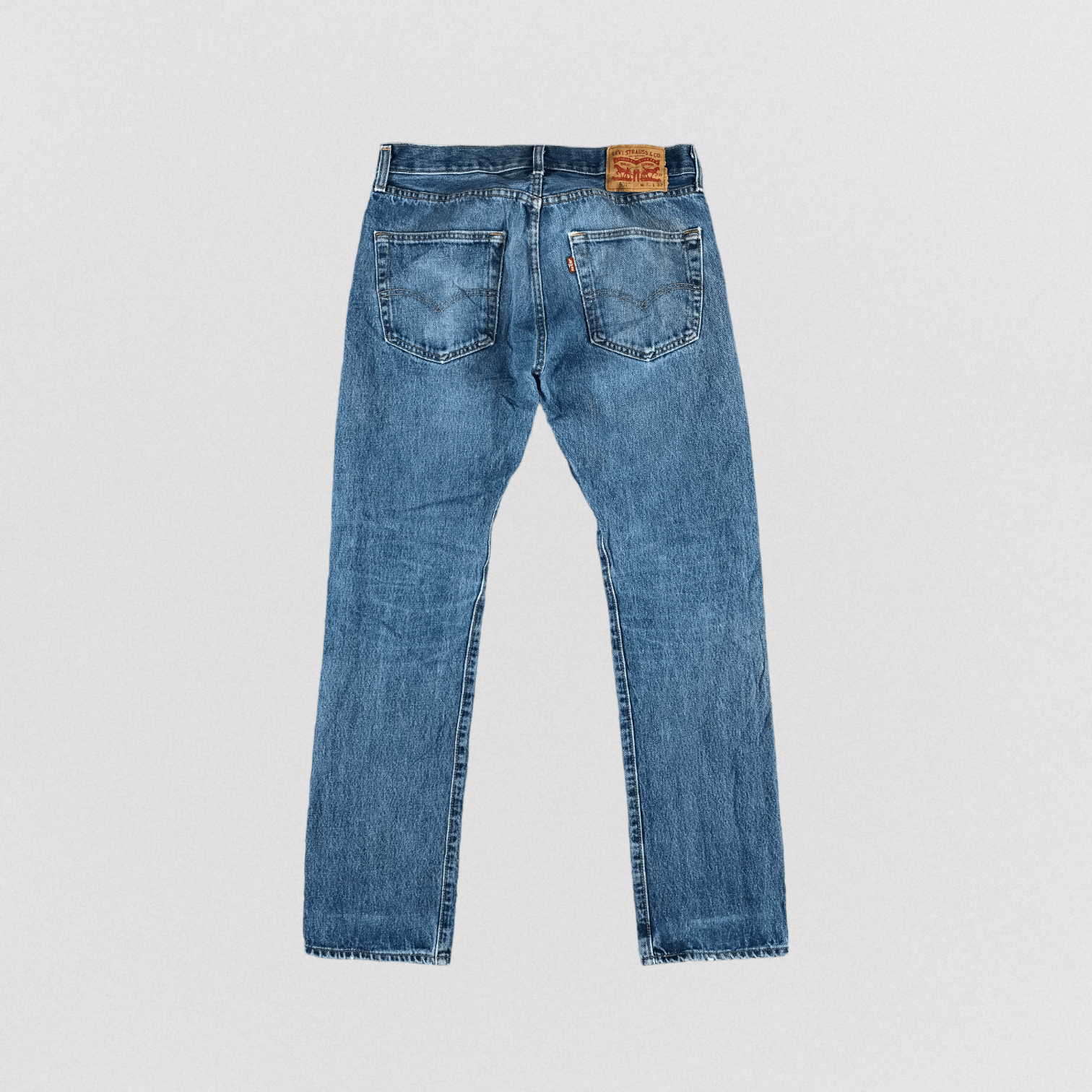 Levi's Vintage Blue Wash Levis 501 Jeans-JM3086 Size US 33 - 2 Thumbnail