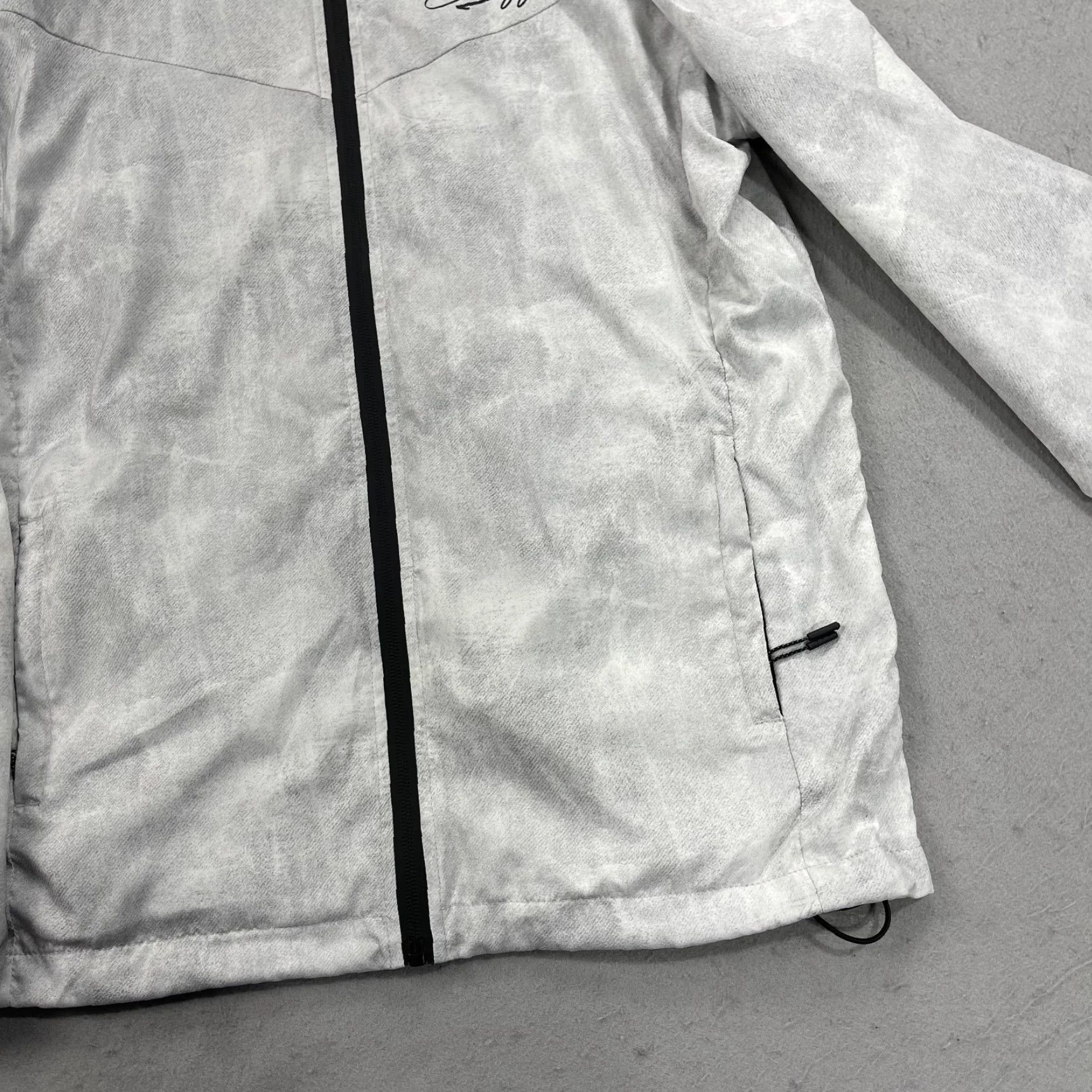 Vintage Sunday Swagger Golf Jacket Mens Small Gray Full Zip Hooded Windbreaker Abstract Shirt Size US S / EU 44-46 / 1 - 3 Thumbnail