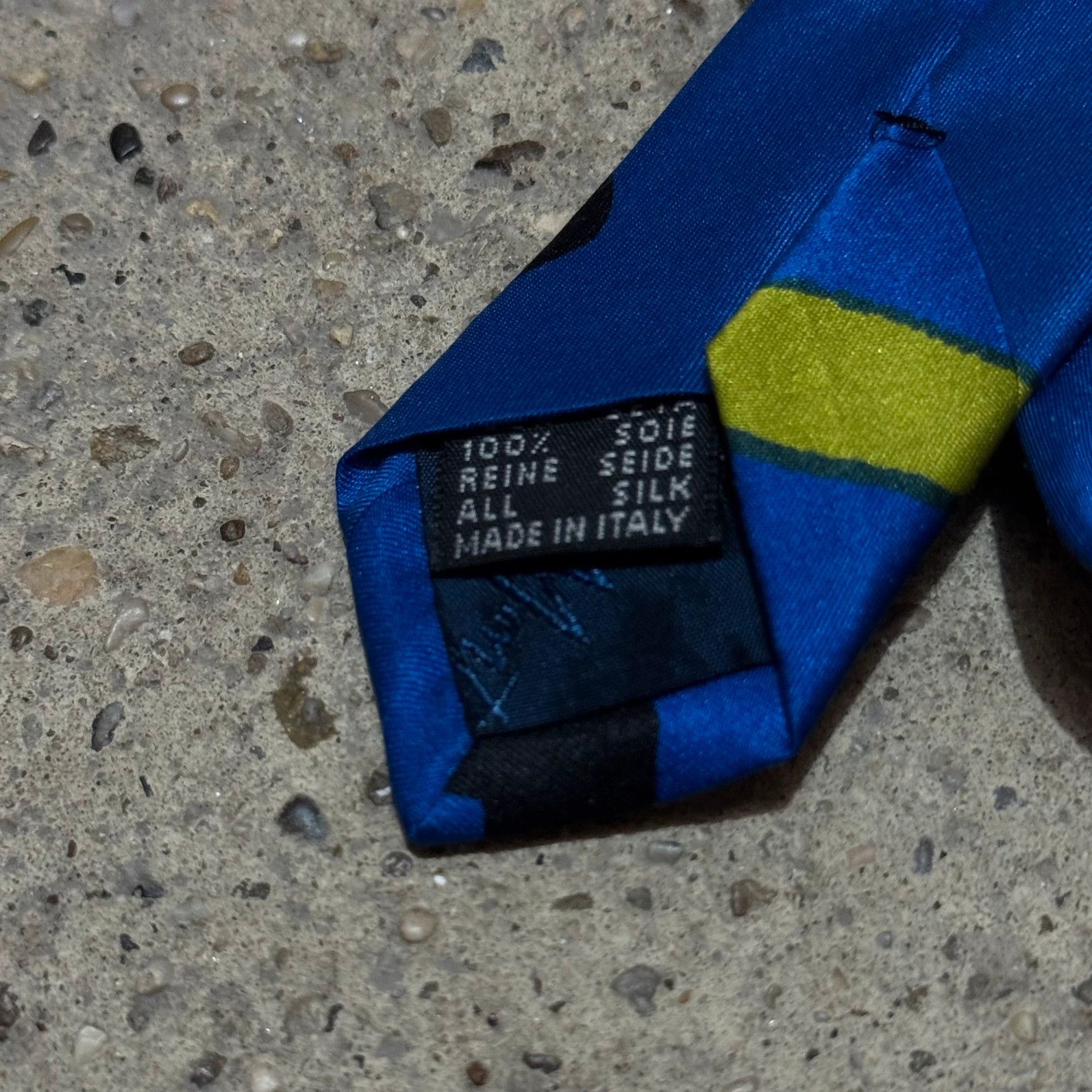 Claude Montana Vintage Claude Montana abstract silk tie Size ONE SIZE - 5 Thumbnail
