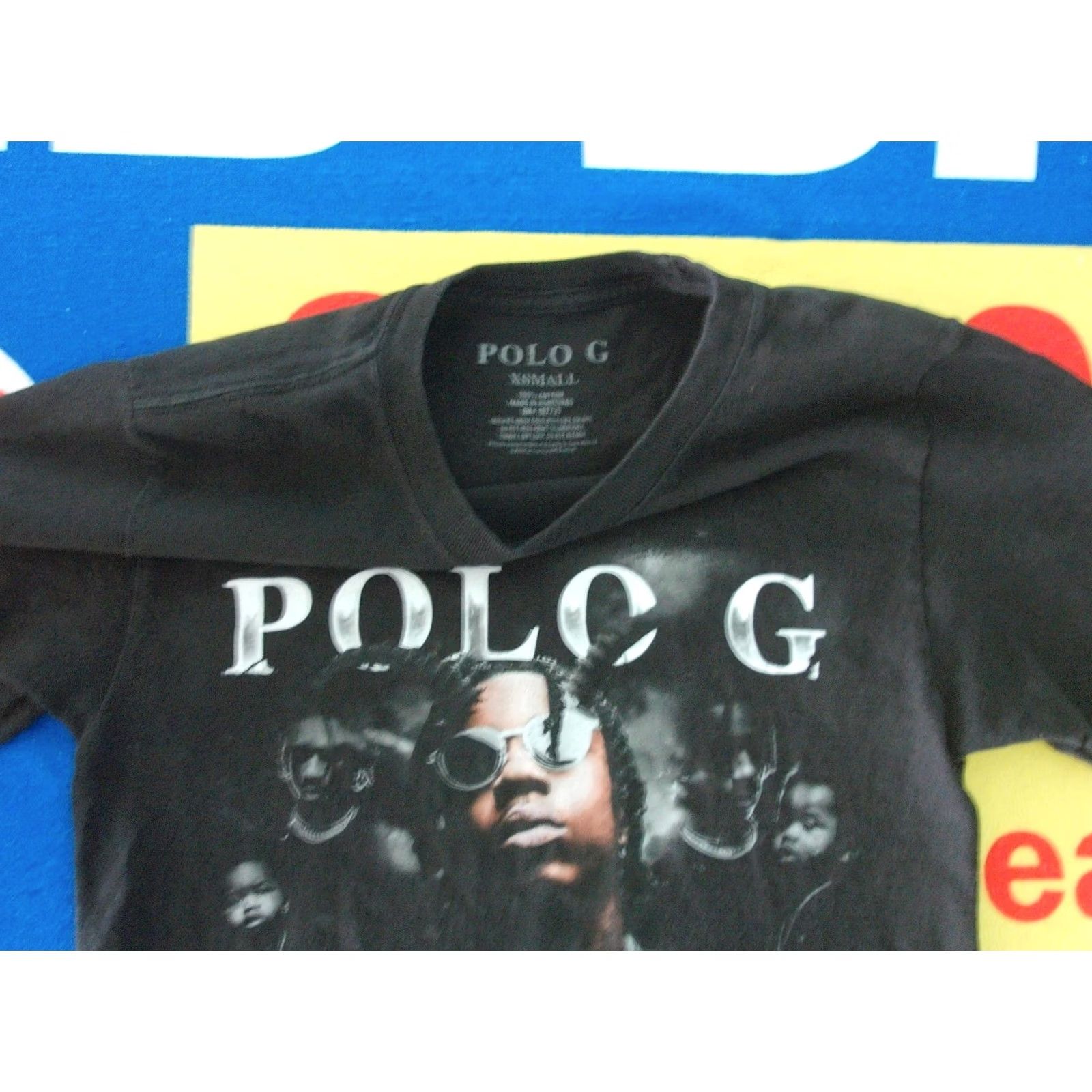 Vintage Polo G Capalot graphic T Shirt XS Adult Black Polo G Hip Hop RS Graphic Print Short Sleeve Crew Neck Clothing Mens XS Size US XS / EU 42 / 0 - 3 Thumbnail
