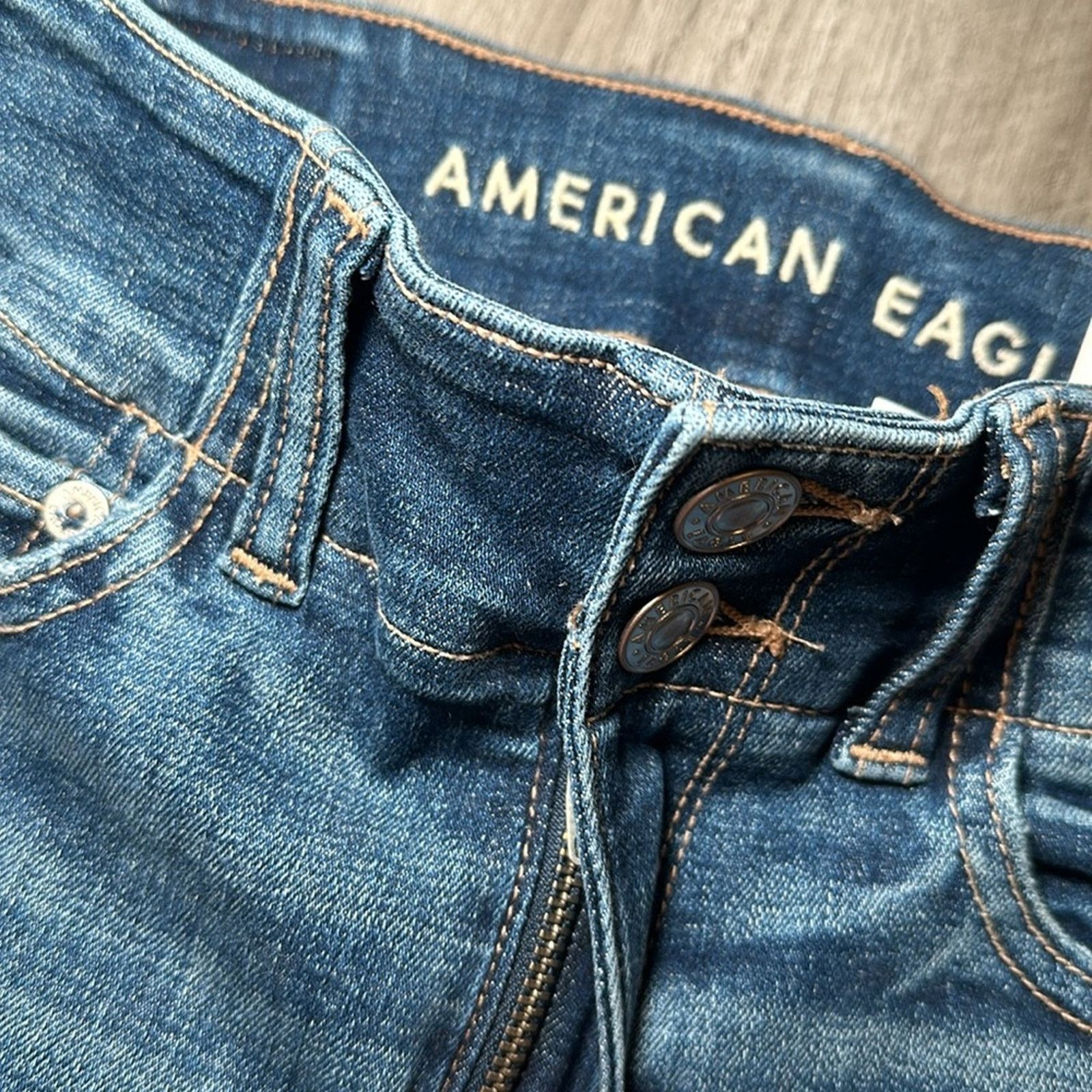 American Eagle Outfitters American Eagle Next Level Cargo Hi-Rise Jegging - 000S Size 24" / US 00 / IT 34 - 7 Thumbnail