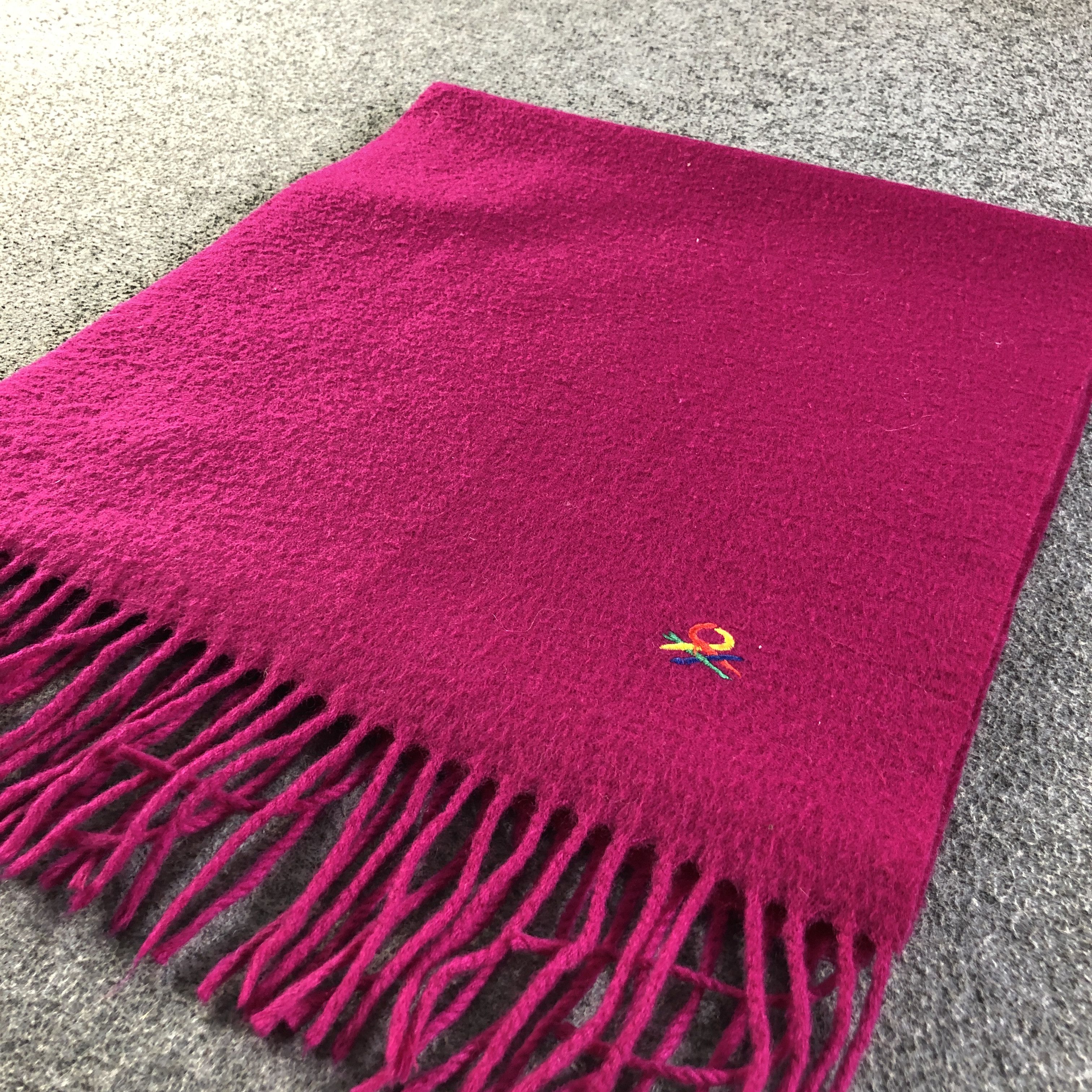 United Colors Of Benetton United Colors Of Benetton Wool Scarf Muffler Neckwear V2727 Size ONE SIZE - 3 Thumbnail