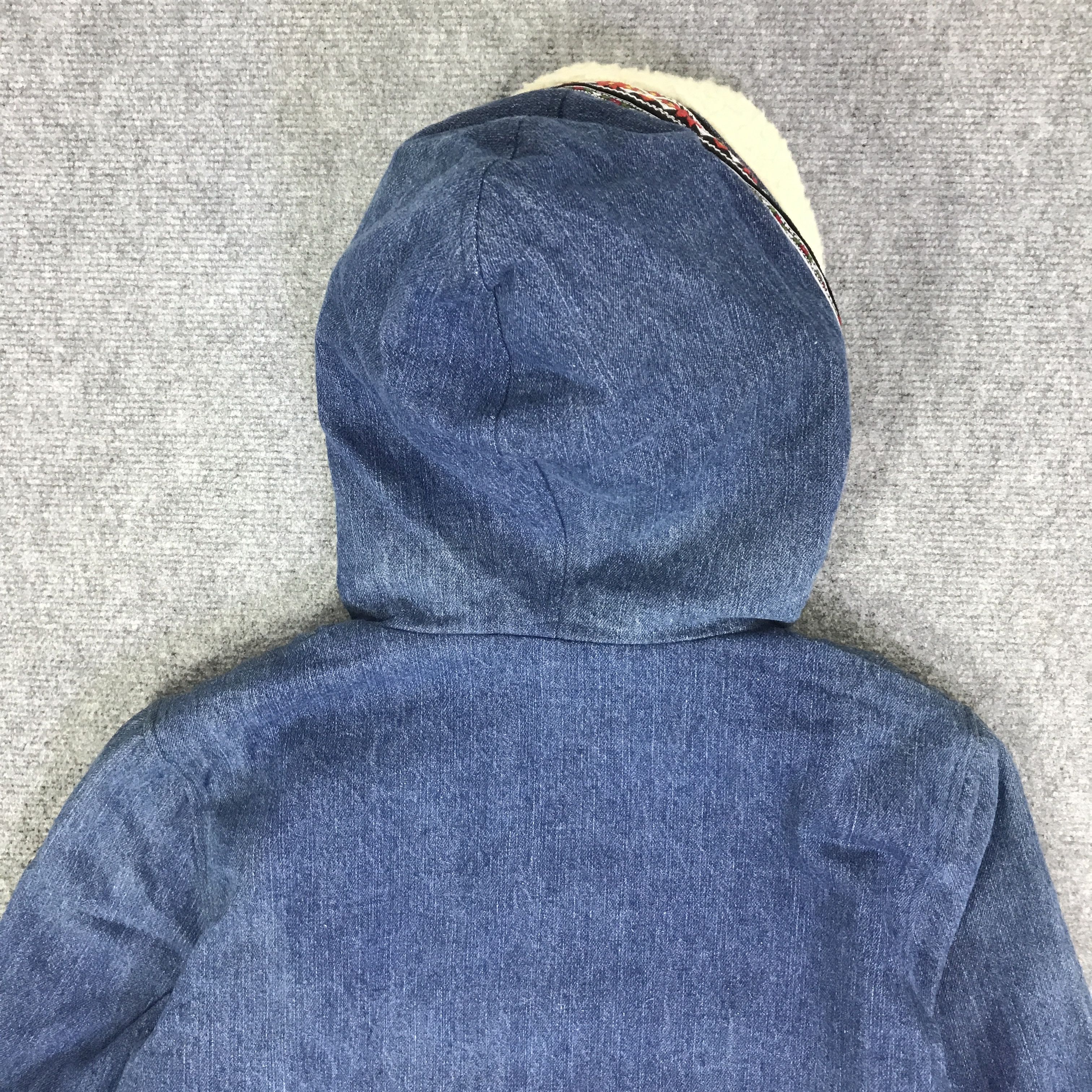 Beams Japan VTG BEAMS BOY SHERPA HOODIE JACKET K82B19 Size US M / EU 48-50 / 2 - 4 Thumbnail
