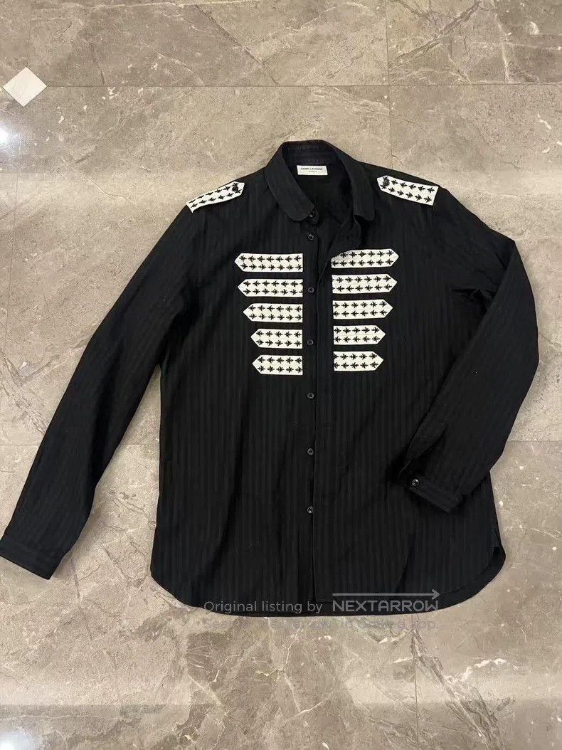 Saint Laurent Paris Saint Laurent Paris size 41 Spring/Summer Court Shirt Size US M / EU 48-50 / 2 - 2 Thumbnail