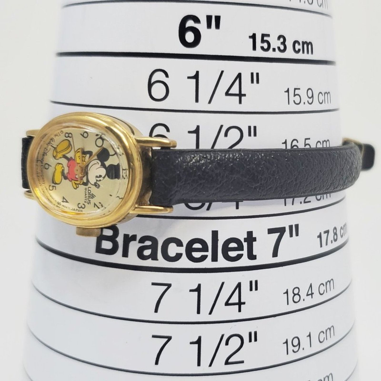 Disney Disney X Lorus Vintage Gold-Toned Mickey Mouse Oval Watch Size ONE SIZE - 15 Thumbnail