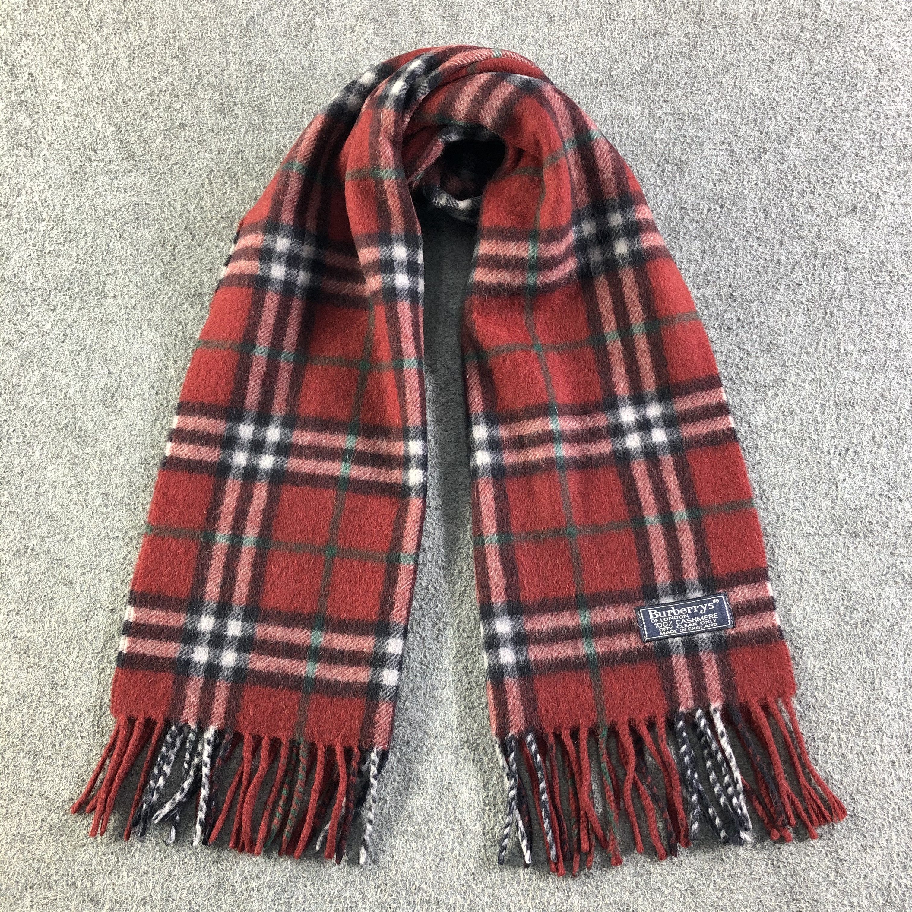 Burberry Burberrys Cashmere Scarf / Muffler / Neckwear Size ONE SIZE - 1 Thumbnail