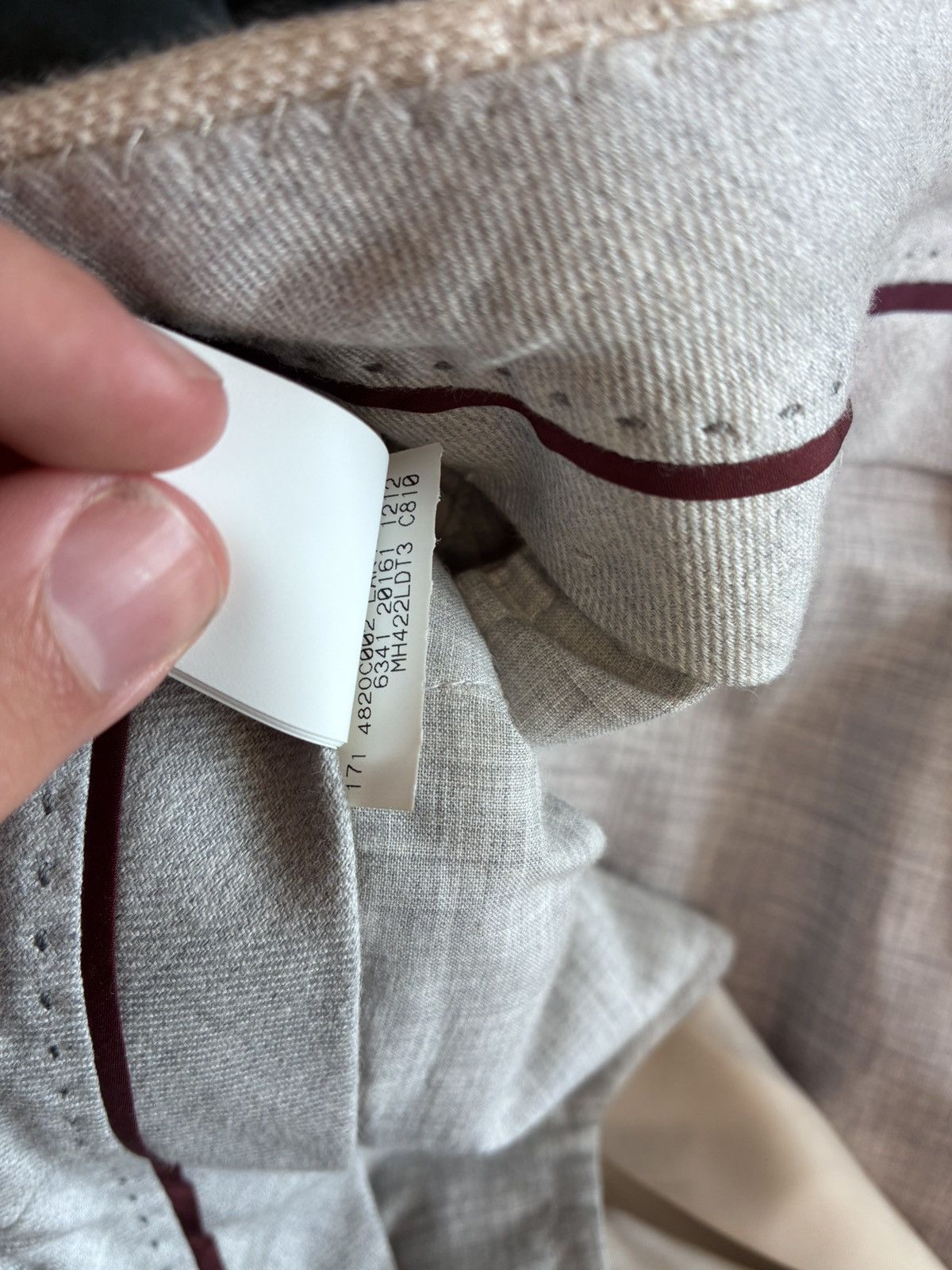 Brunello Cucinelli Brunello cucinelli linen drawstring trousers w32 size 48 Size US 32 / EU 48 - 9 Thumbnail