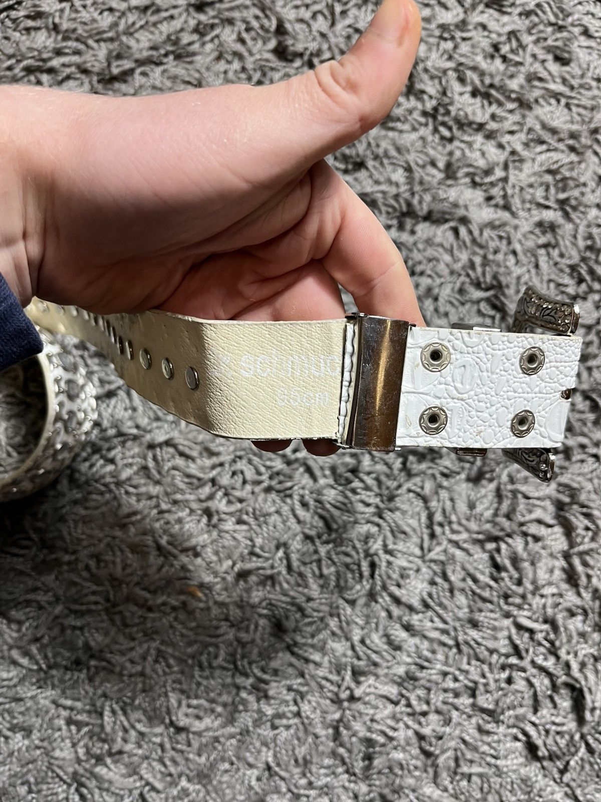 Japanese Brand VINTAGE 90s ROCK EMO GOTH PUNK BB SIMON STYLE BELT Size ONE SIZE - 4 Thumbnail