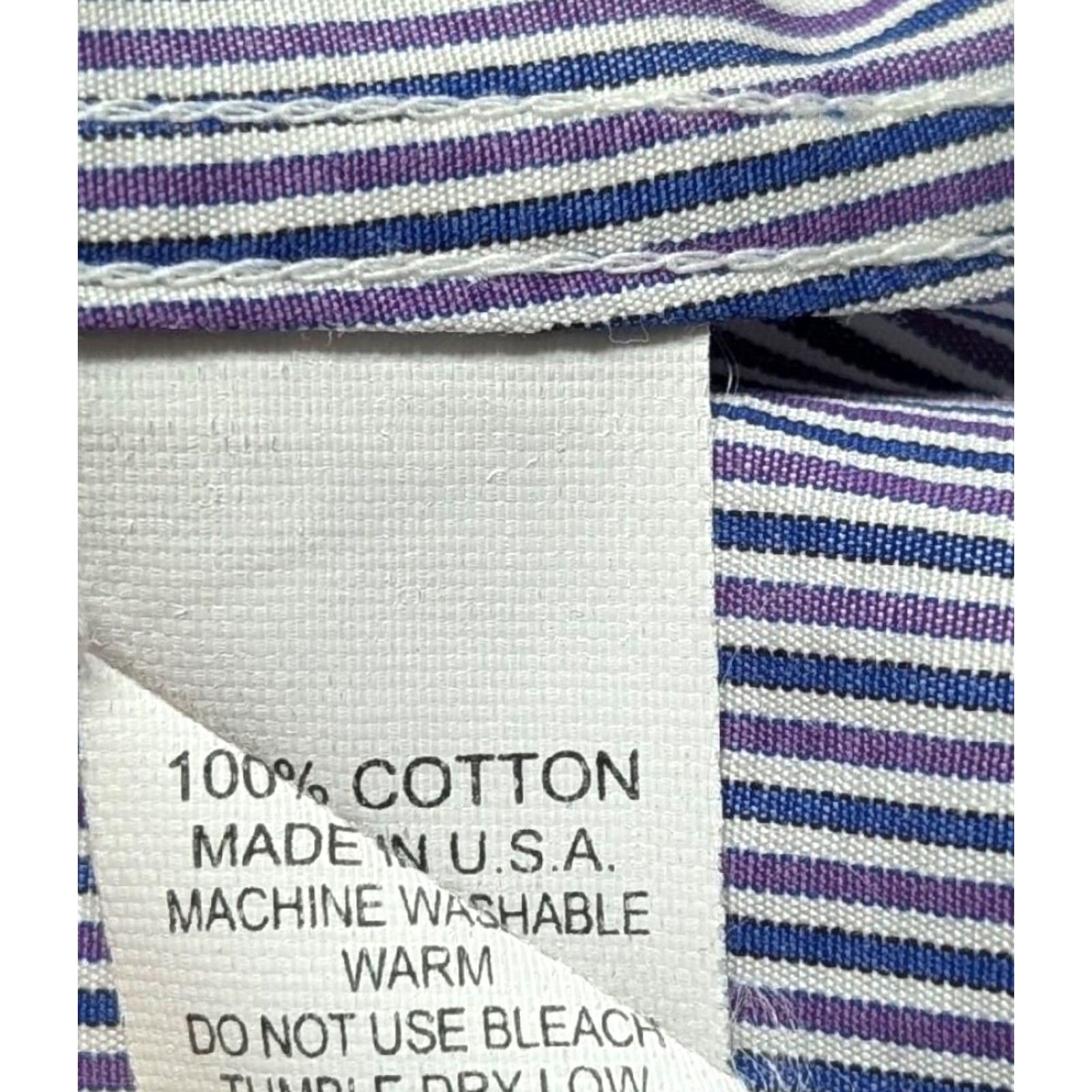 Vintage USA Gitman Bros striped cotton shirt 2XL long sleeve Lavender Men’s, Button-Up, Collared, Cowboy theme, USA made, Vintage? (No vintage flag) Size US XXL / EU 58 / 5 - 4 Thumbnail