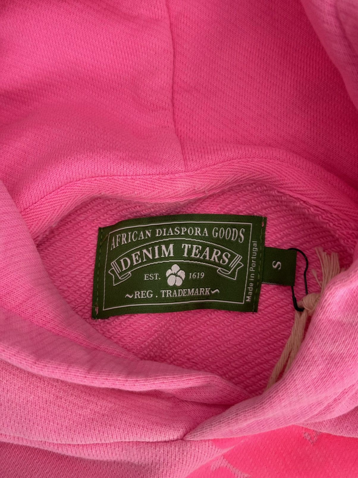 DENIM TEARS Denim Tears Pink 2025 Cotton Wreath Hoodie S (NEW) Size US S / EU 44-46 / 1 - 6 Thumbnail