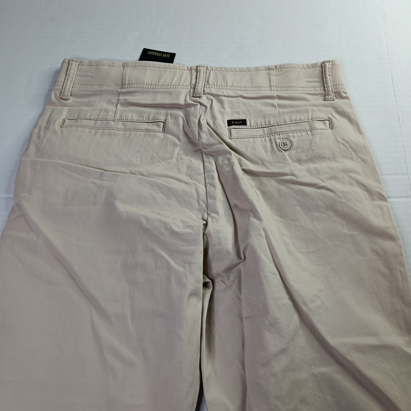 Lee Lee Chino Motion Flex Waistband Pants Men's 32x30 Beige Slim Size US 32 / EU 48 - 7 Thumbnail
