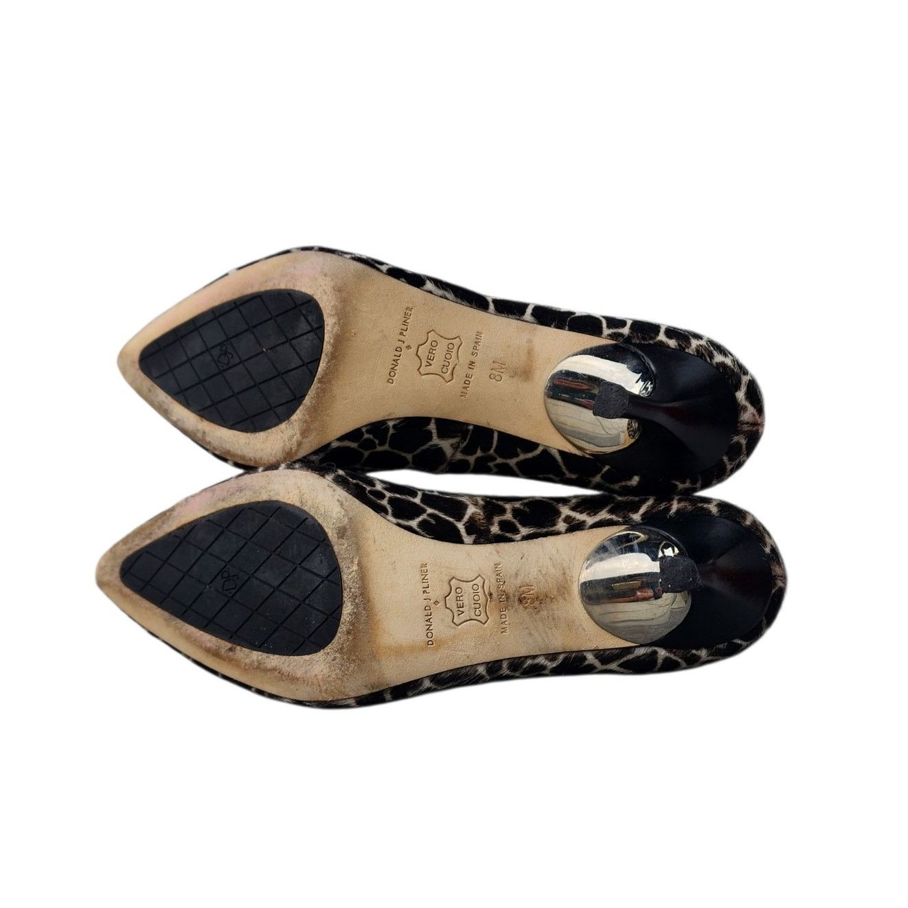 Donald Pliner Donald Pliner Treva Giraffe Exotic Fur Pointed Toe Pumps 8 Size US 8 / IT 38 - 9 Thumbnail