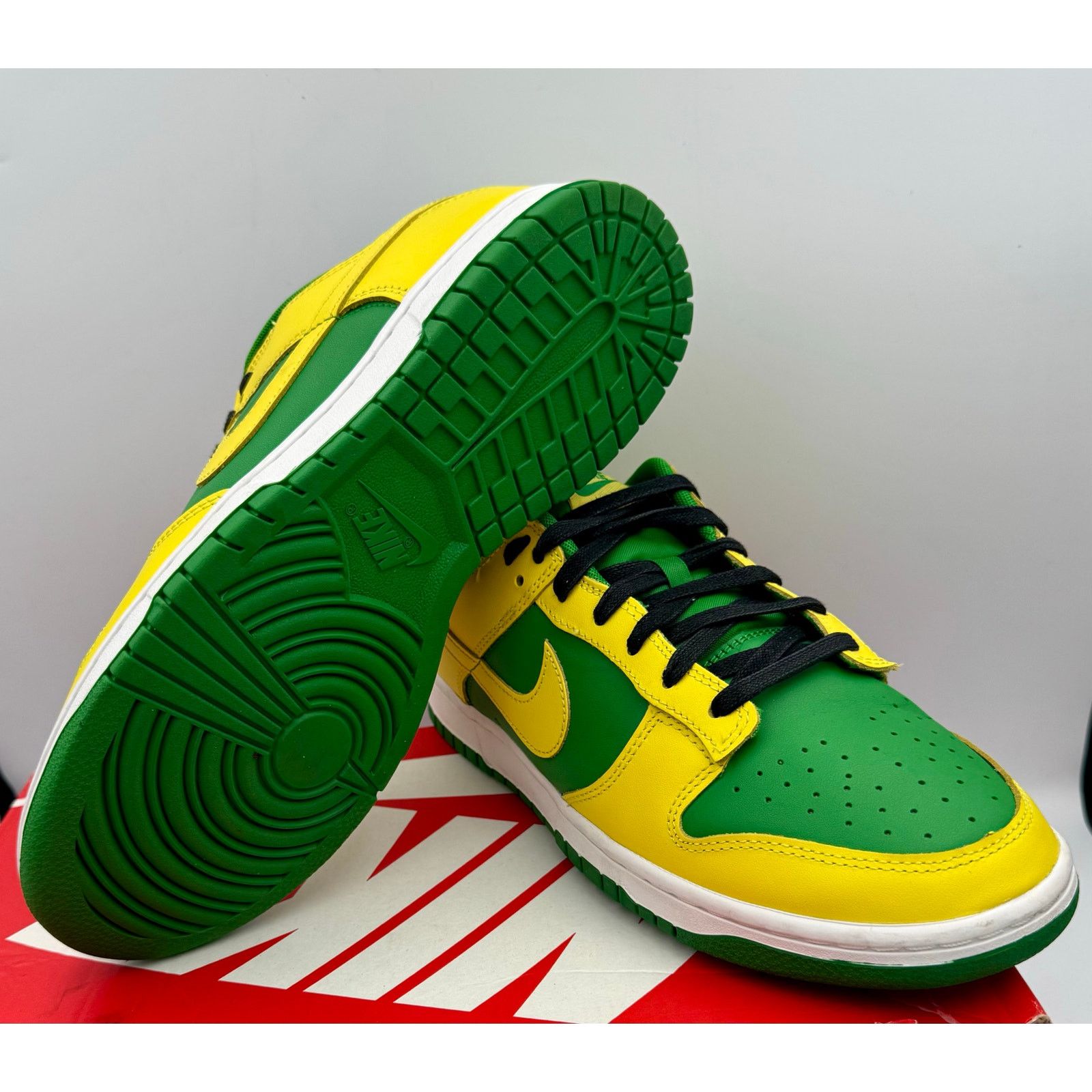 Nike Nike Dunk Low Men's Retro "Reverse Brazil" Sz 10 DV0833-300 Size US 10 / EU 43 - 7 Thumbnail