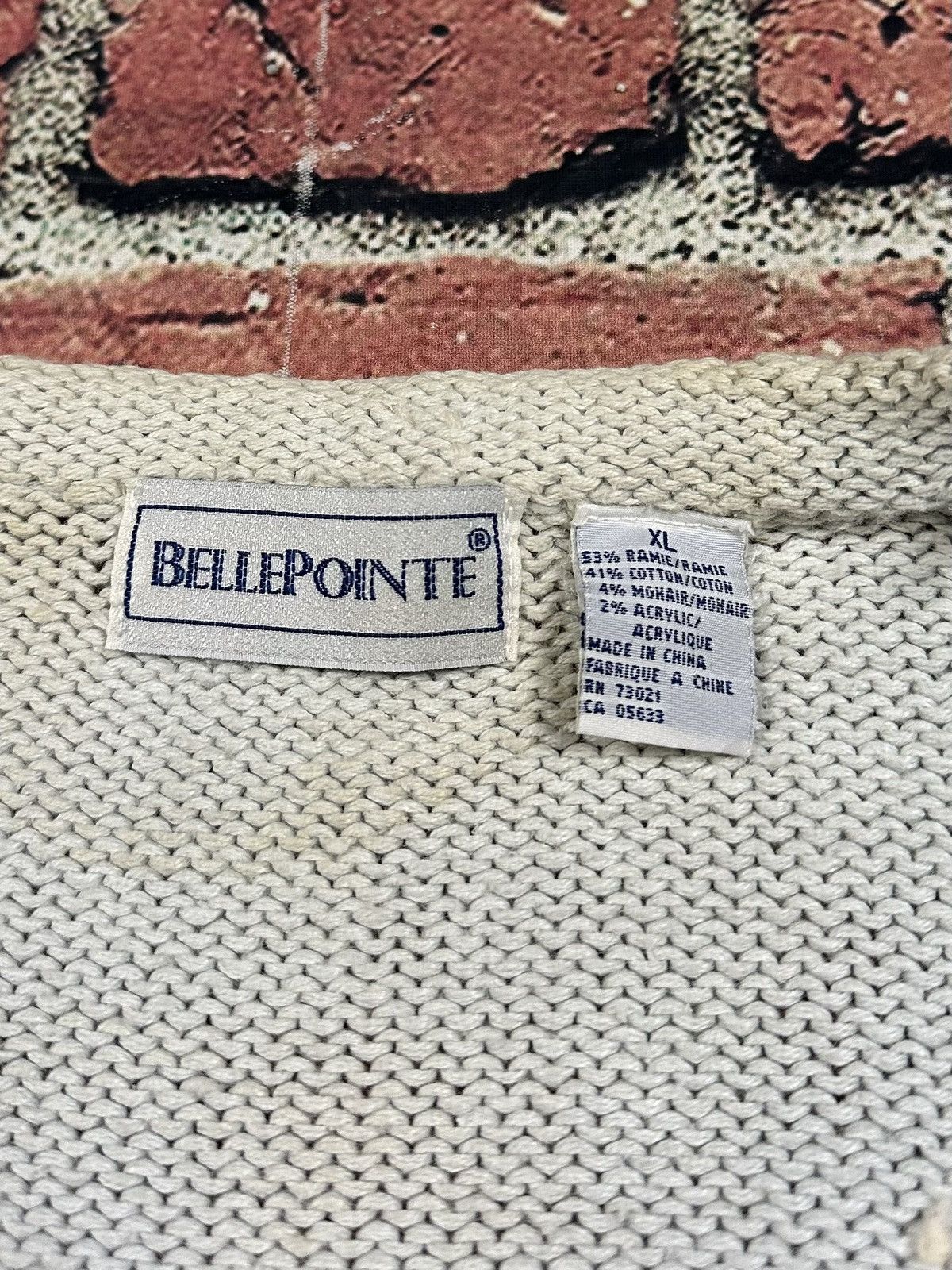 Other Vintage BellePointe Christmas Knit Cardigan Sweater Snowman Size XL / US 12-14 / IT 48-50 - 9 Thumbnail