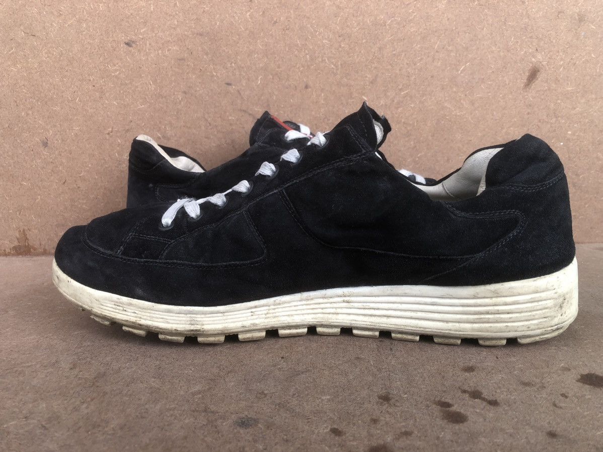 Prada PRADA Black Suede Men’s sneakers Size 10 Size US 10 / EU 43 - 6 Thumbnail