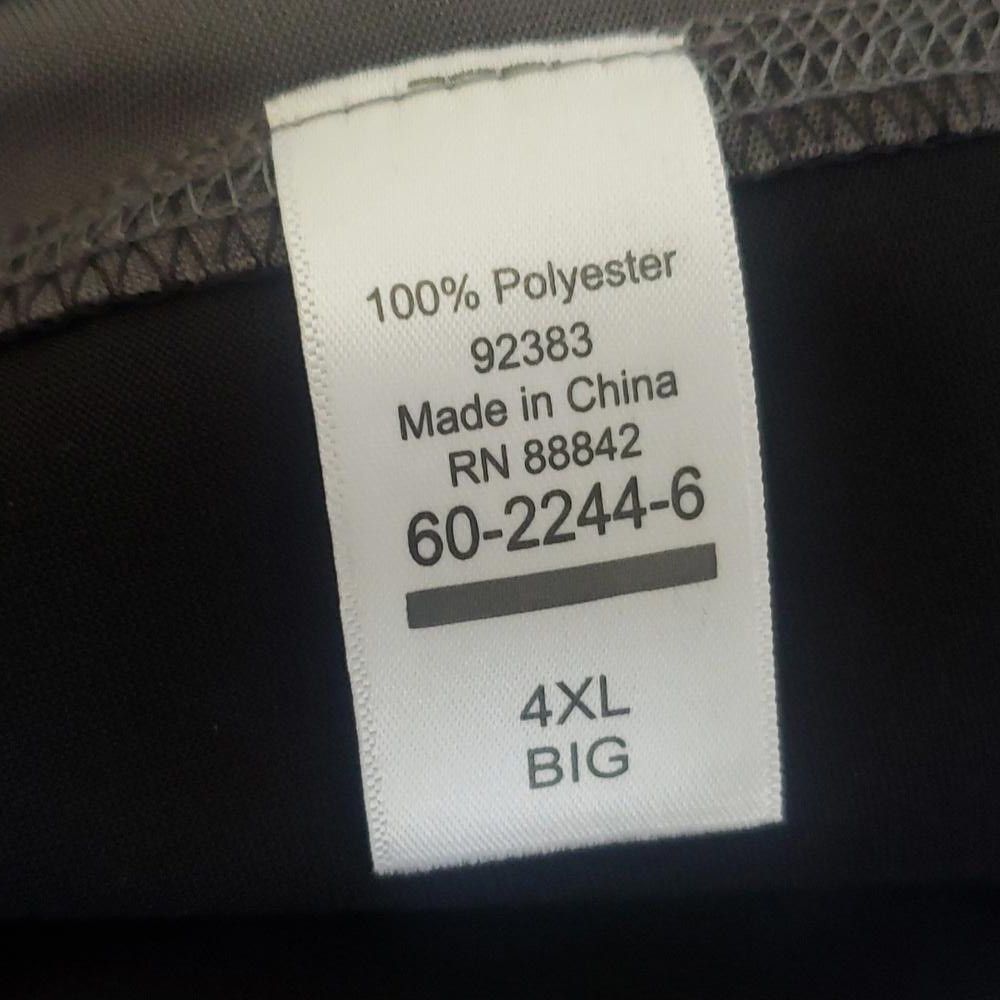 Designer CT1552 KS Island Mens Black and Grey Big & Tall Shirt 4XL Size US XXL / EU 58 / 5 - 3 Thumbnail