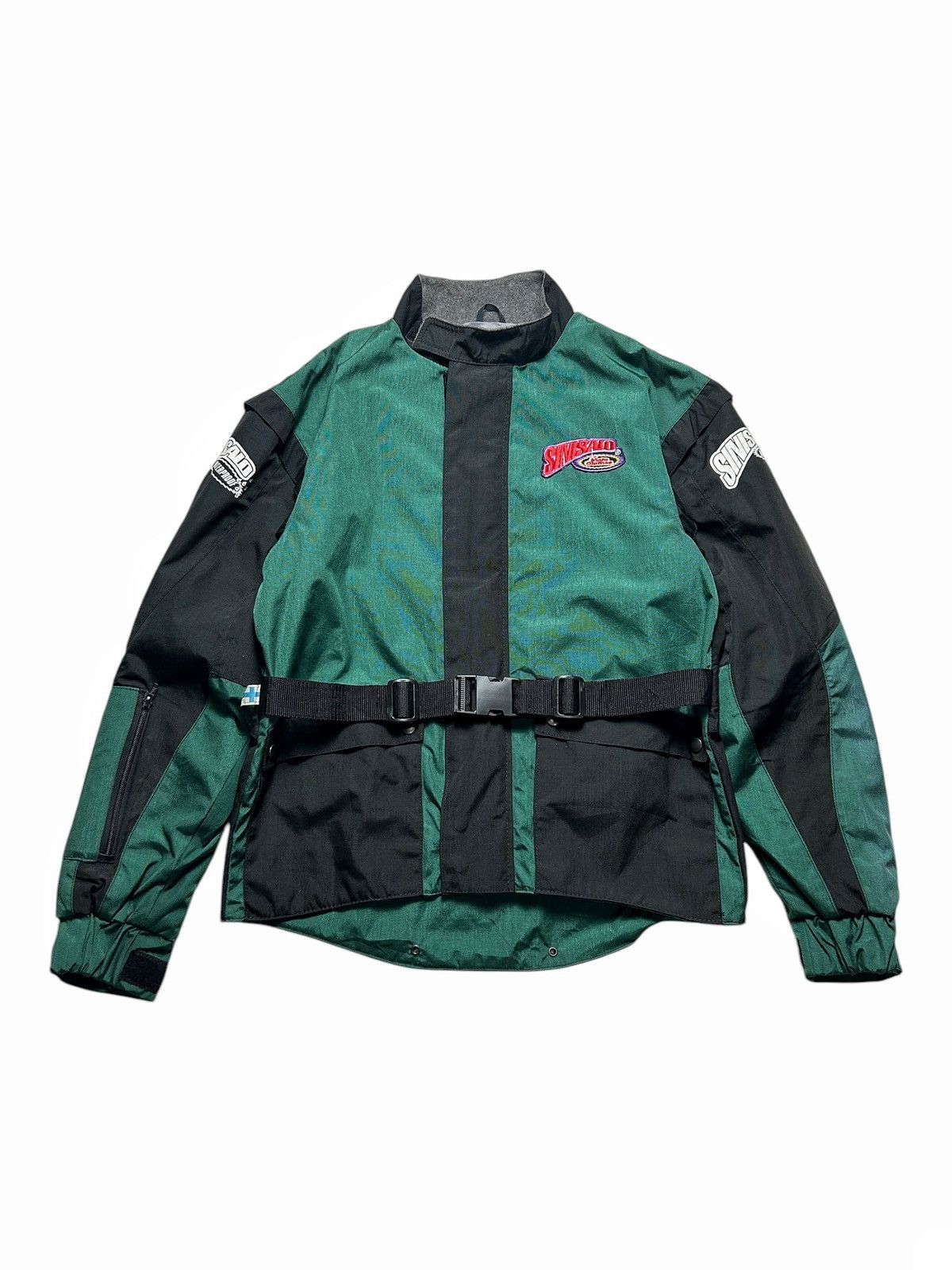 Vtg 90s Enduro Jacket Motocross Sinisalo Worldwide Racing