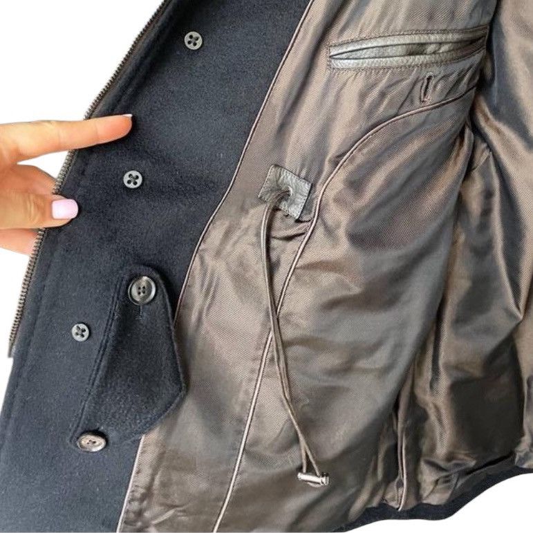 Colombo × Pal Zileri 🧿cashmere waisted utility coat in black Size US L / EU 52-54 / 3 - 3 Thumbnail