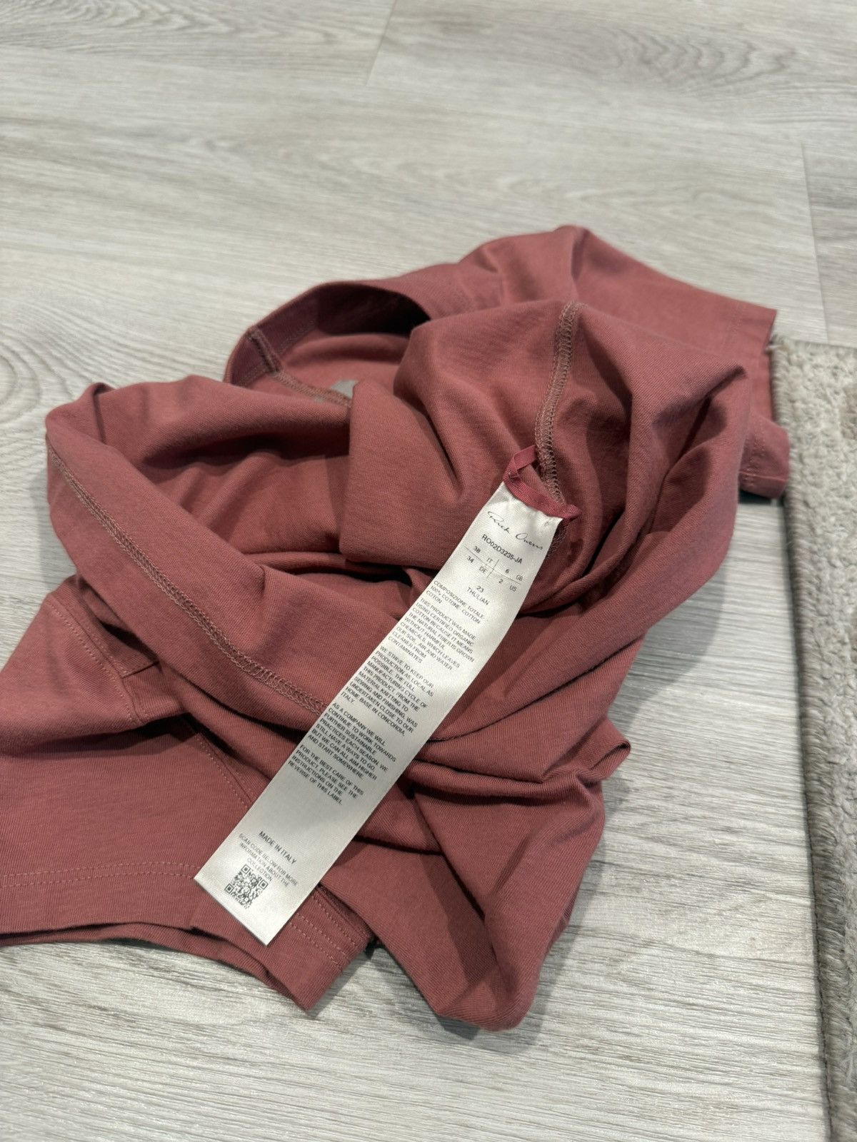 Rick Owens f/w 2024 level tee!! Size US XS / EU 42 / 0 - 7 Thumbnail