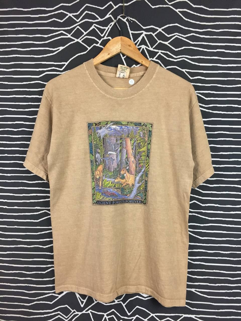 Vintage Vtg 90s Earth Creations Ancient Forests Forever Tee Size US M / EU 48-50 / 2 - 2 Thumbnail