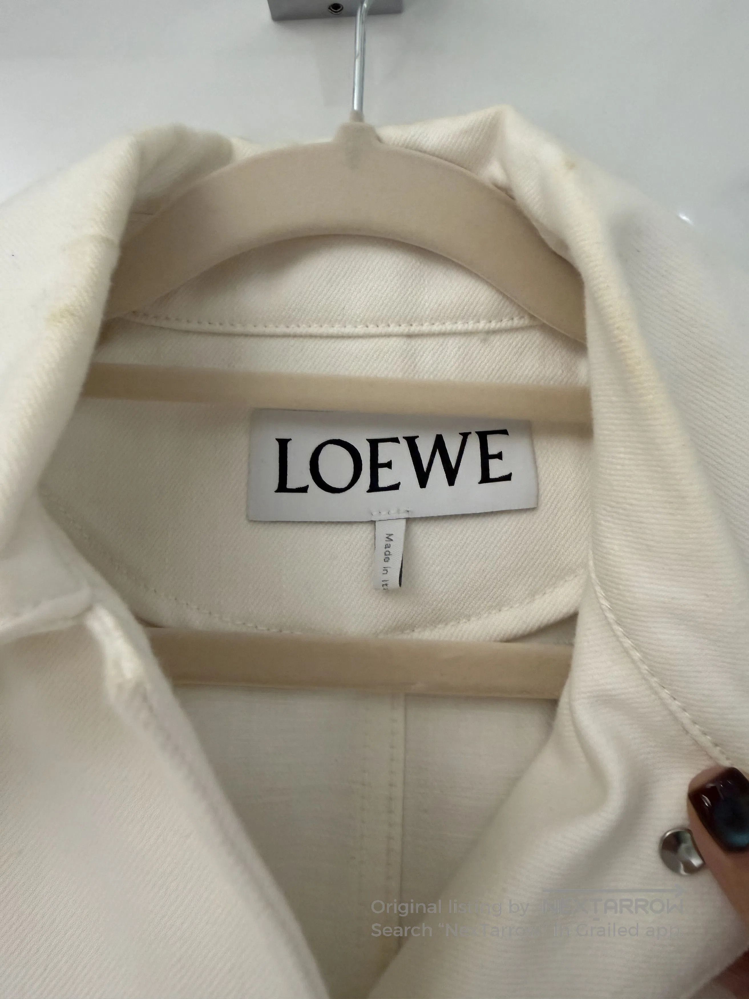 Loewe loewe white denim jacket size 34. Size US S / EU 44-46 / 1 - 5 Thumbnail