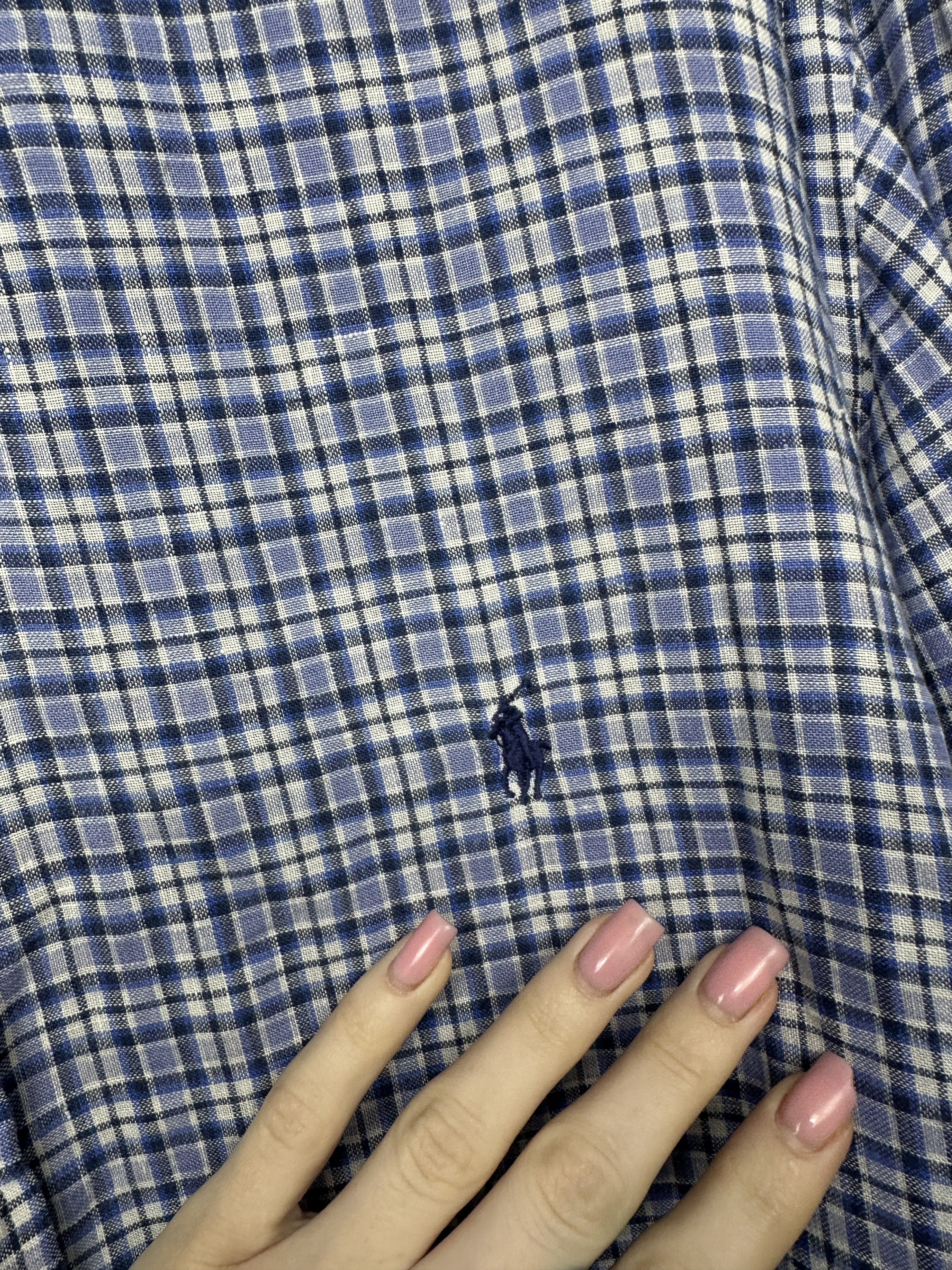 Polo Ralph Lauren Polo Ralph Lauren Mens LINEN Long Sleeve Shirt Size US XXL / EU 58 / 5 - 3 Thumbnail