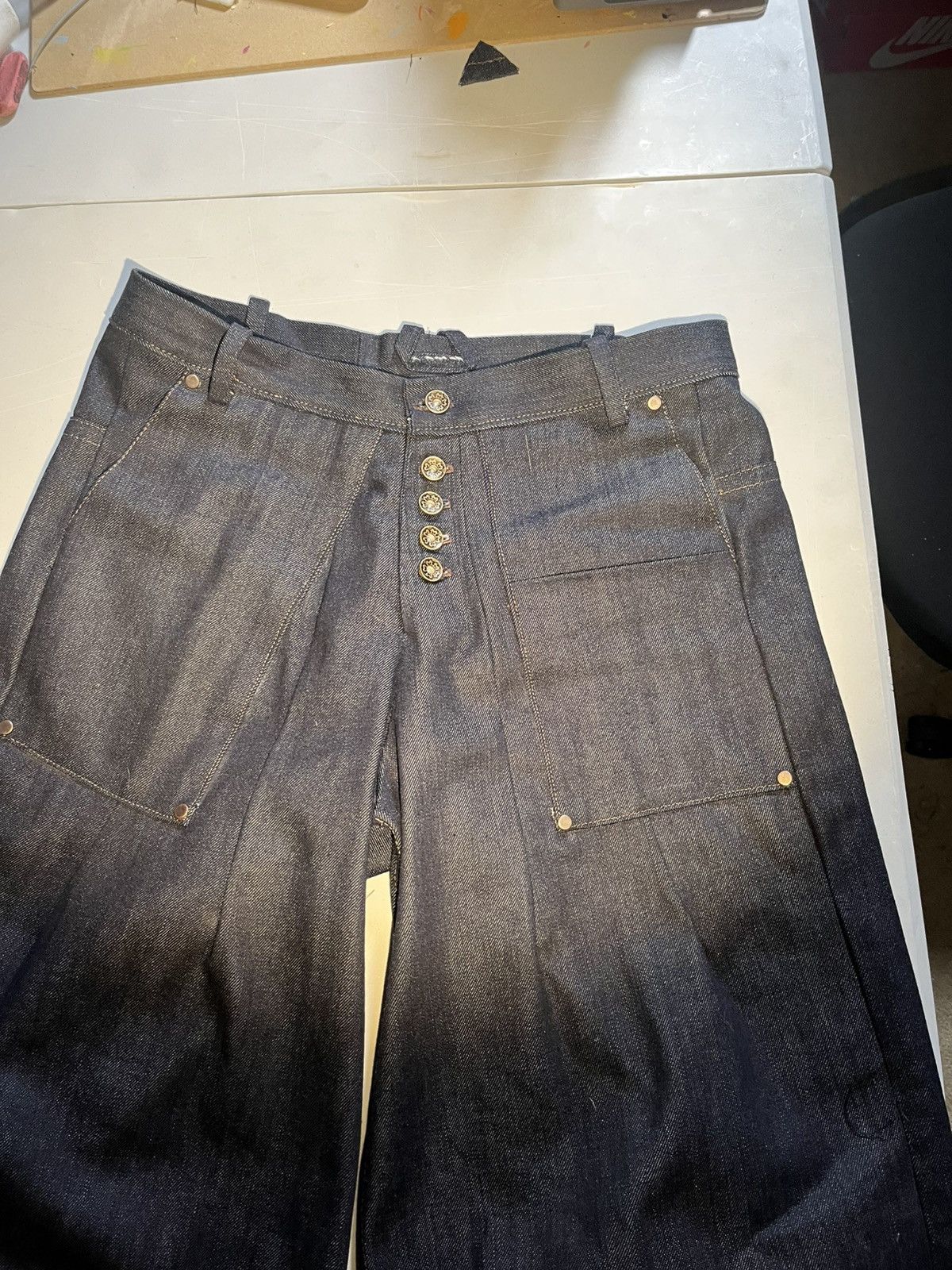 Other JAPANESE SELVEDGE DENIM HOMEMADE Size US 33 - 3 Thumbnail