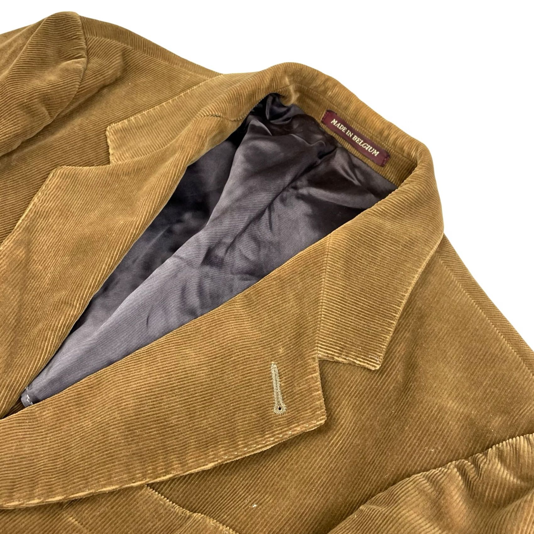 Paul Smith Paul Smith Blazer Men Corduroy 2-Button Brown Polka Dot Lining Jacket Coat Short 36 36S US Regular Chest 36 Notch Lapel Vintage: No Mens Size 36R - 2 Thumbnail