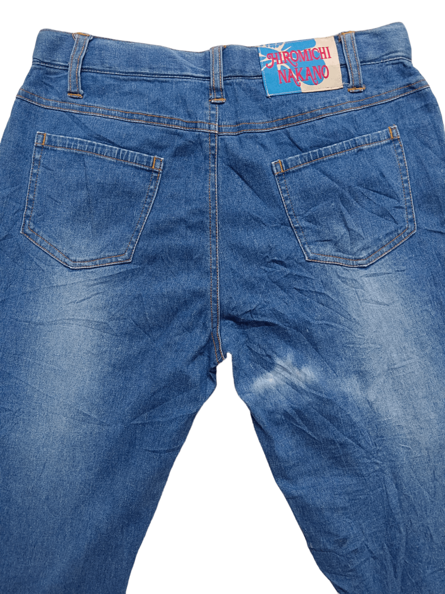 Hiroshi Kato Hiromichi Nakano 3 Quarter Knit Hem Denim Size 26" / US 2 / IT 38 - 3 Thumbnail