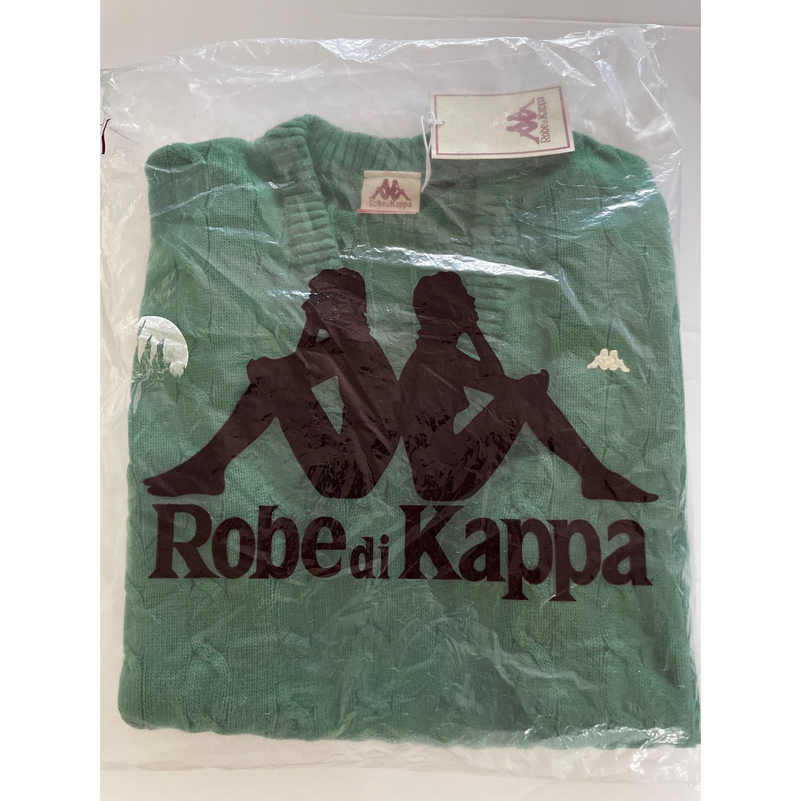 Kappa Kappa Robe Nembus Knit Golf Vest Green Italy Made Large NWT Size US L / EU 52-54 / 3 - 7 Thumbnail