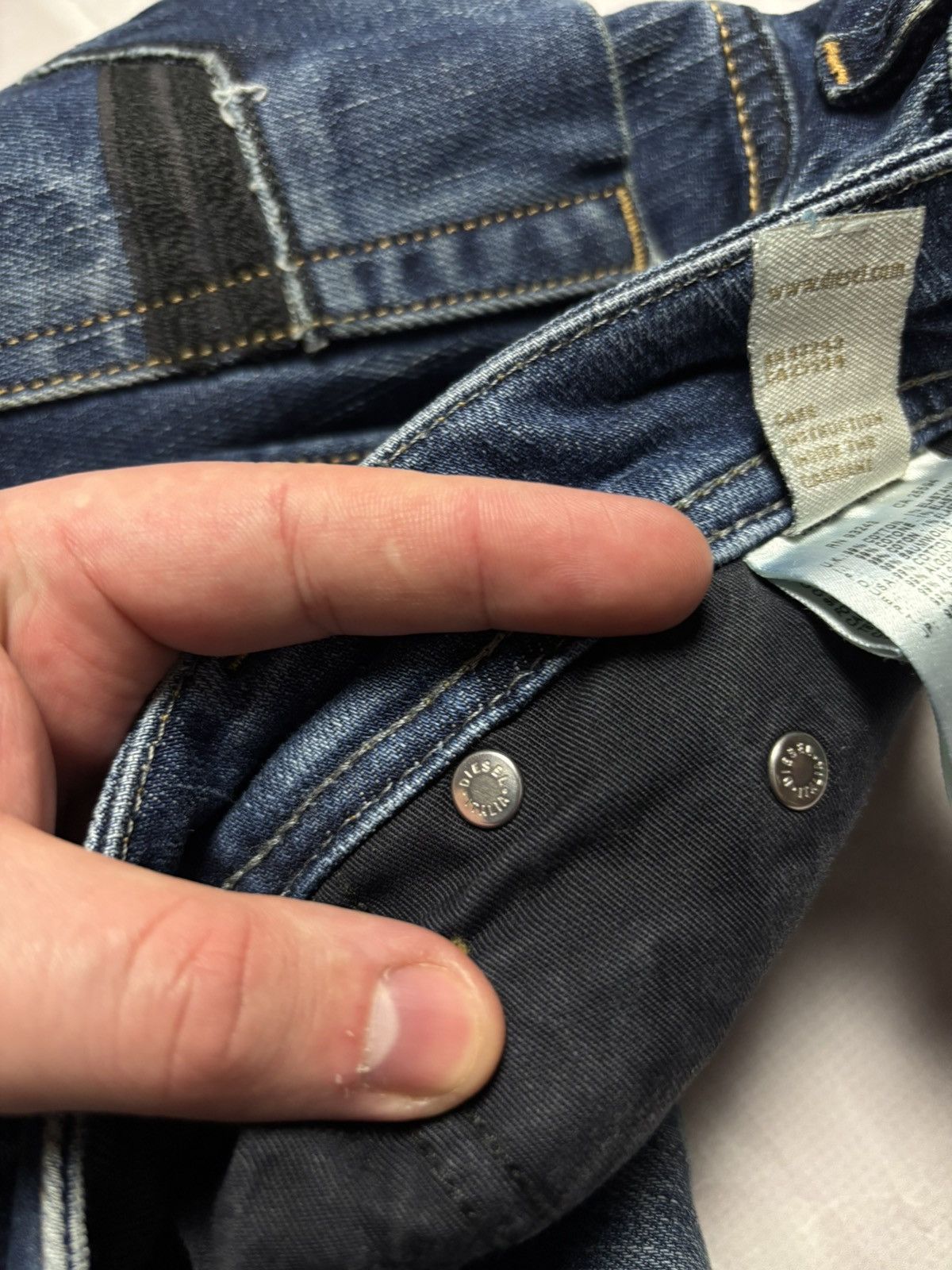 Diesel Diesel VIKER Jeans 008SV Straight Vintage Wash Blue 34x32 Size US 34 / EU 50 - 18 Thumbnail