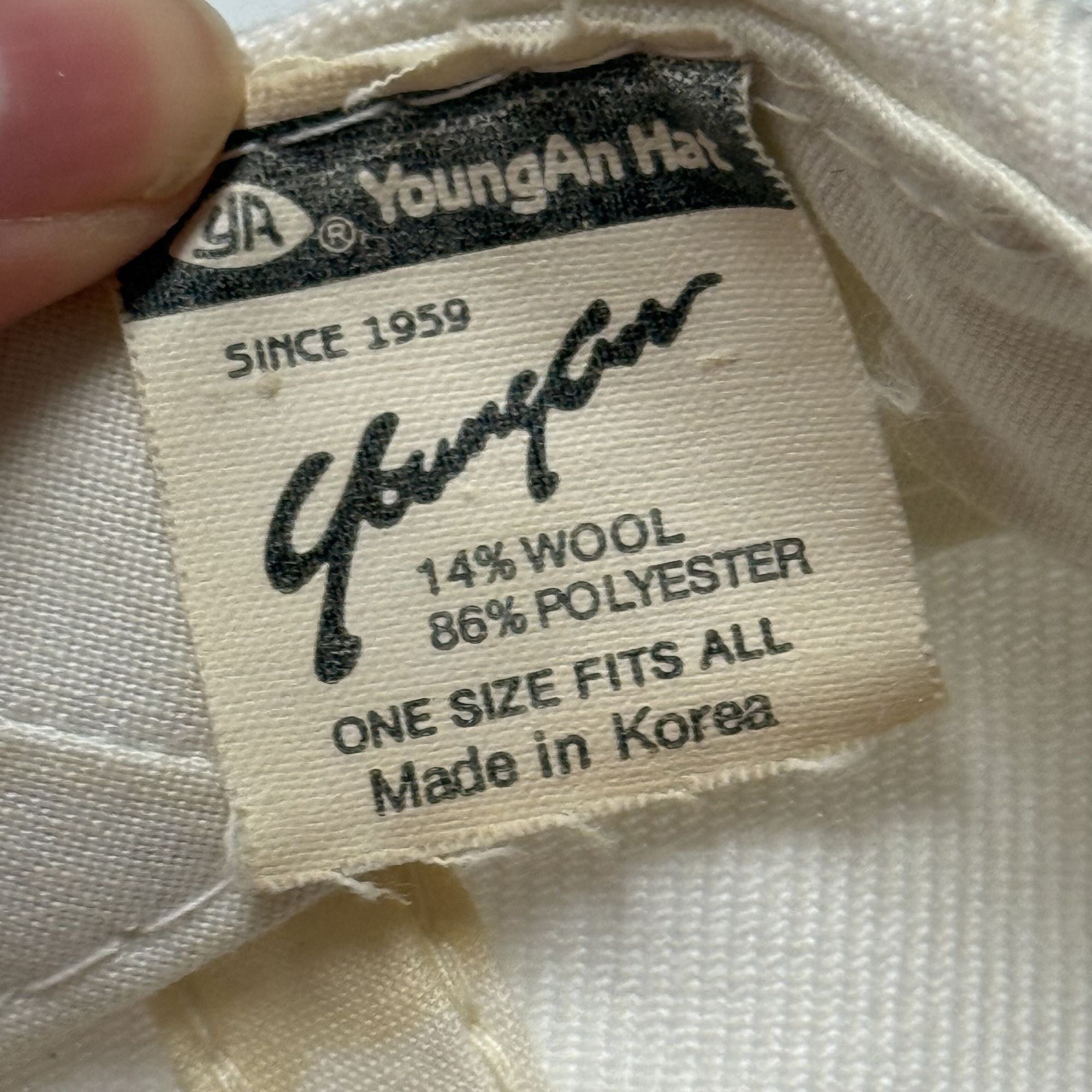 Other Vtg YoungAn Hat White Red Trucker USA Embroidered Cap Size ONE SIZE - 6 Thumbnail