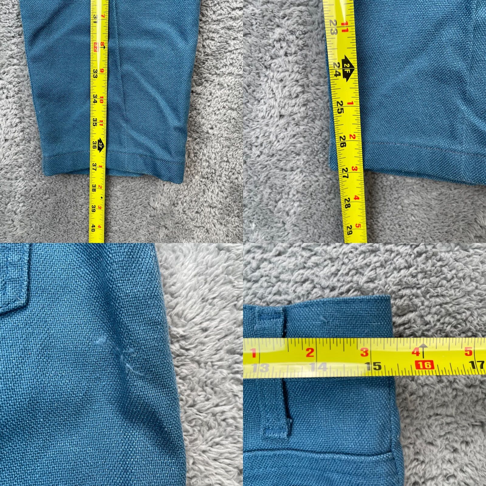 Levi's VINTAGE Levi's Jeans Mens 31x32 Blue StaPrest Denim 5 Pocket Straight Leg USA 90s Retro Regular Mens Size US 31 - 8 Thumbnail