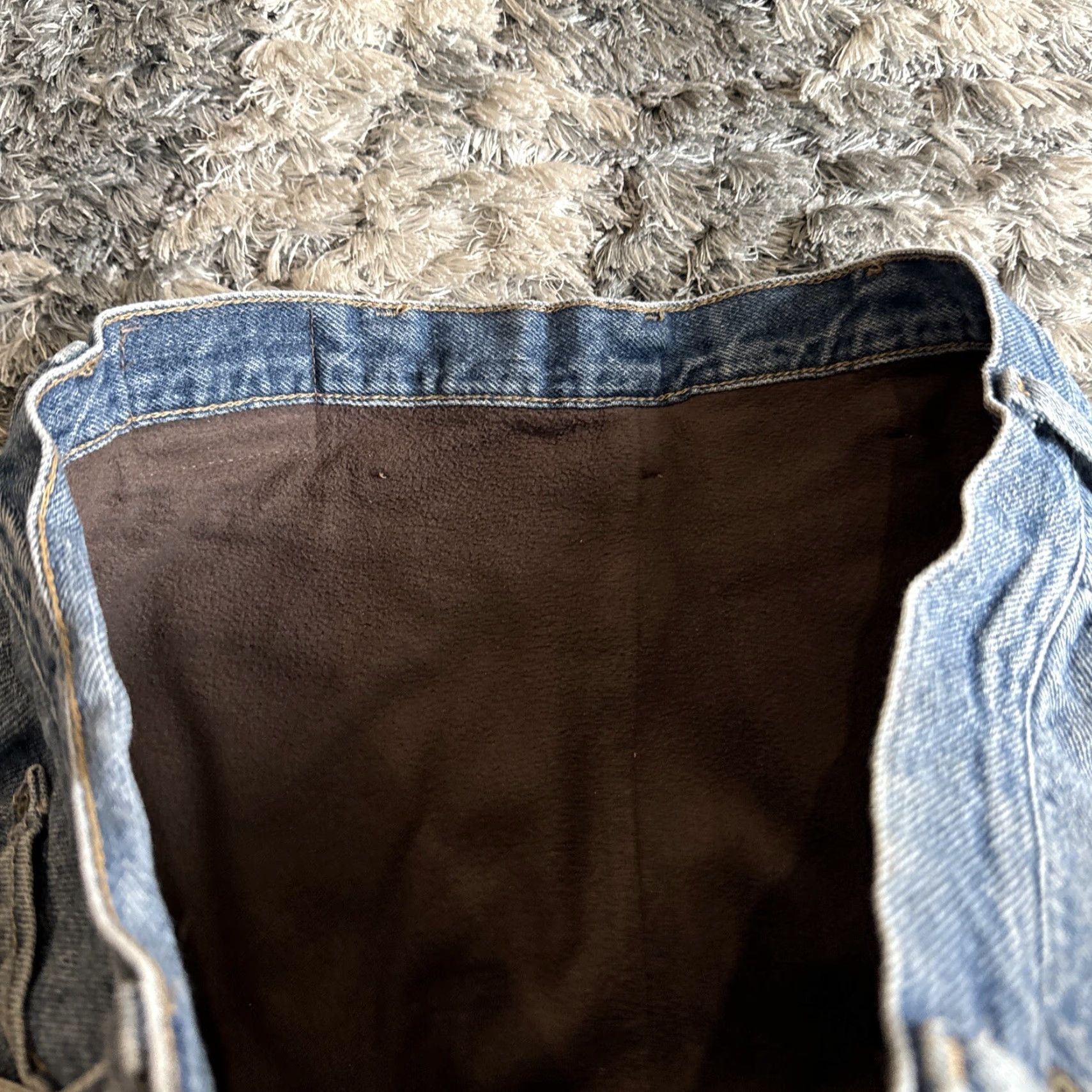 Wrangler Wrangler Jeans Men Blue Denim 36x30 Relaxed Fit Light Wash Casual Wear Straight Denim Fabric 28 Inseam Mens Size US 36 / EU 52 - 4 Thumbnail