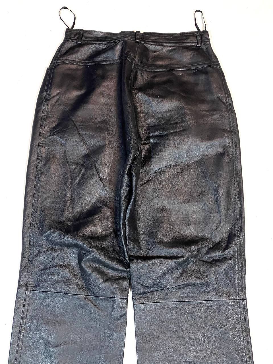 Leather × Vintage Yuppie Company Leather Pants Size 30" / US 8 / IT 44 - 7 Thumbnail