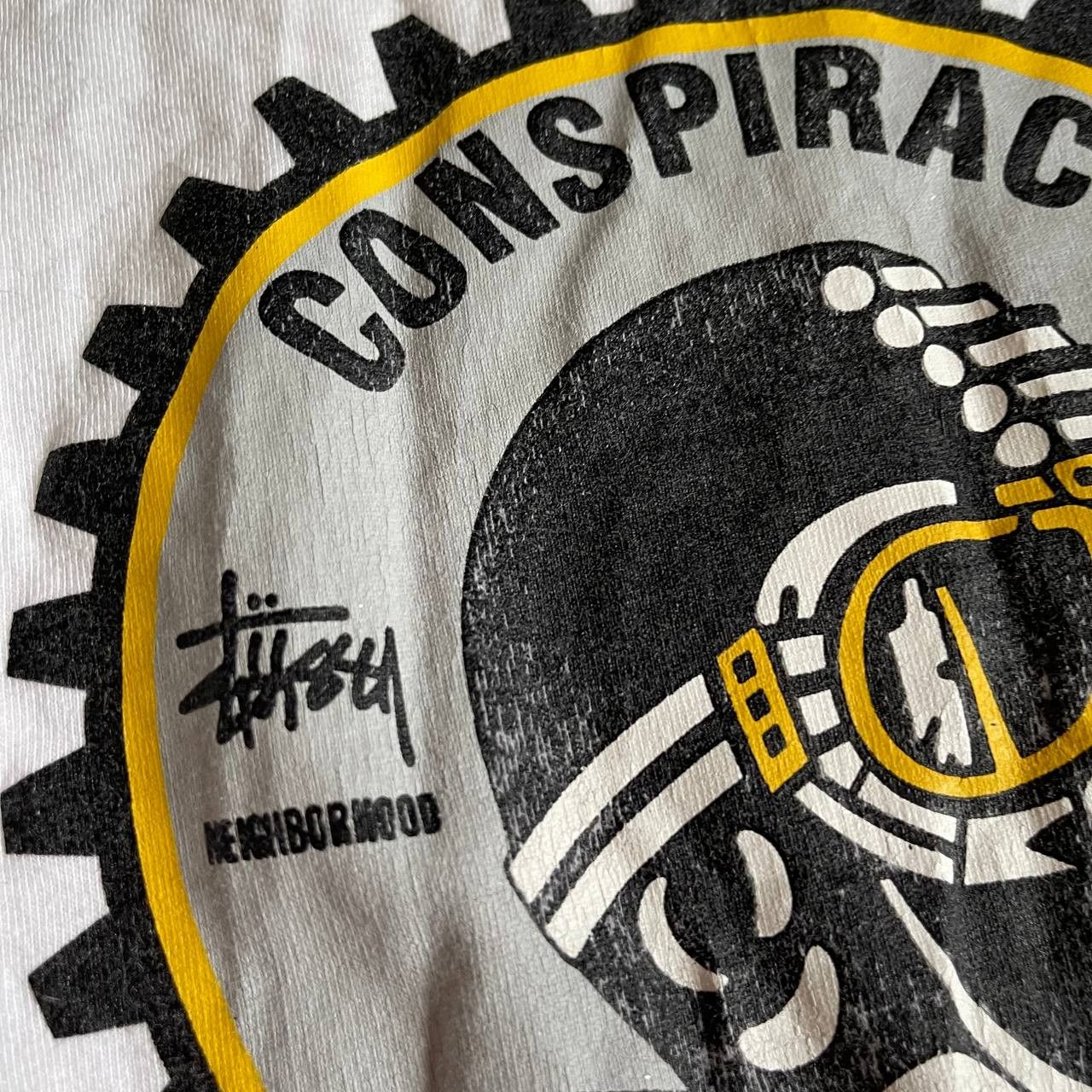 Neighborhood × Stussy Vintage Stussy x Neighborhood Conspiracy t shirt Size US L / EU 52-54 / 3 - 4 Thumbnail