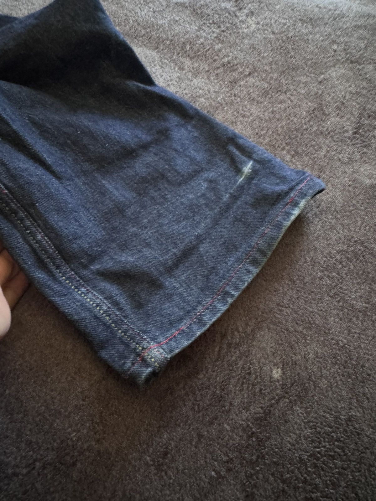 Evisu × Puma Evisu Puma vintage denim pants pocket big logo Size US 33 - 17 Thumbnail