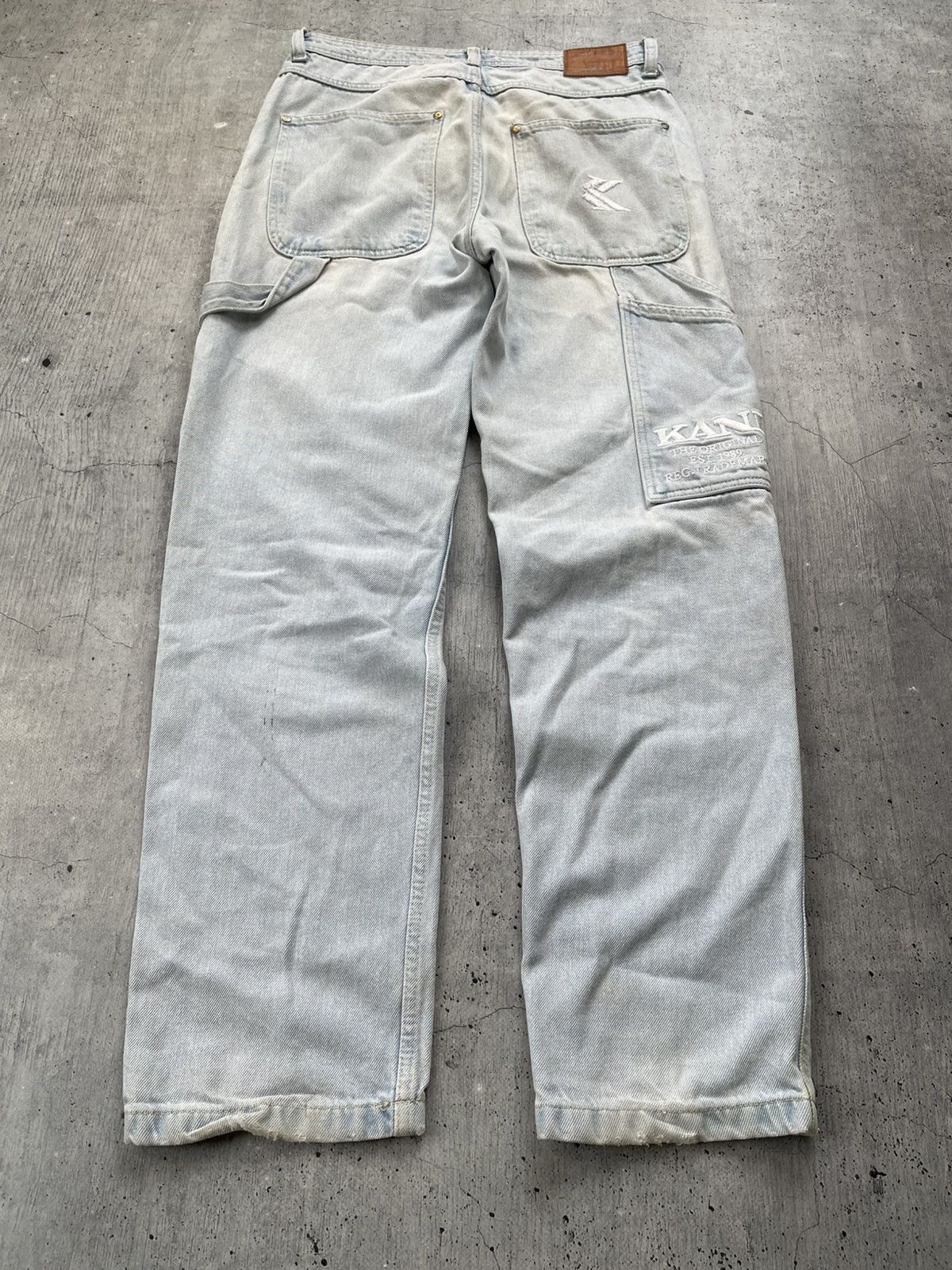 Japanese Brand × Karl Kani Karl Kani Distresed Jeans Baggy Denim Vintage Y2K Style SK8 Size US 30 / EU 46 - 1 Thumbnail