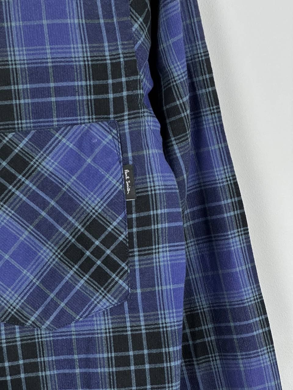Paul Smith Paul Smith Casual Blue Check Designer Shirt Size M Size US M / EU 48-50 / 2 - 4 Thumbnail