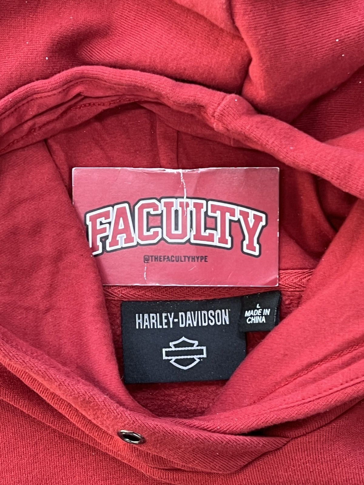 Harley Davidson × Vintage Vintage Harley Davidson Motorcycles Hoodie Large Size US L / EU 52-54 / 3 - 3 Thumbnail
