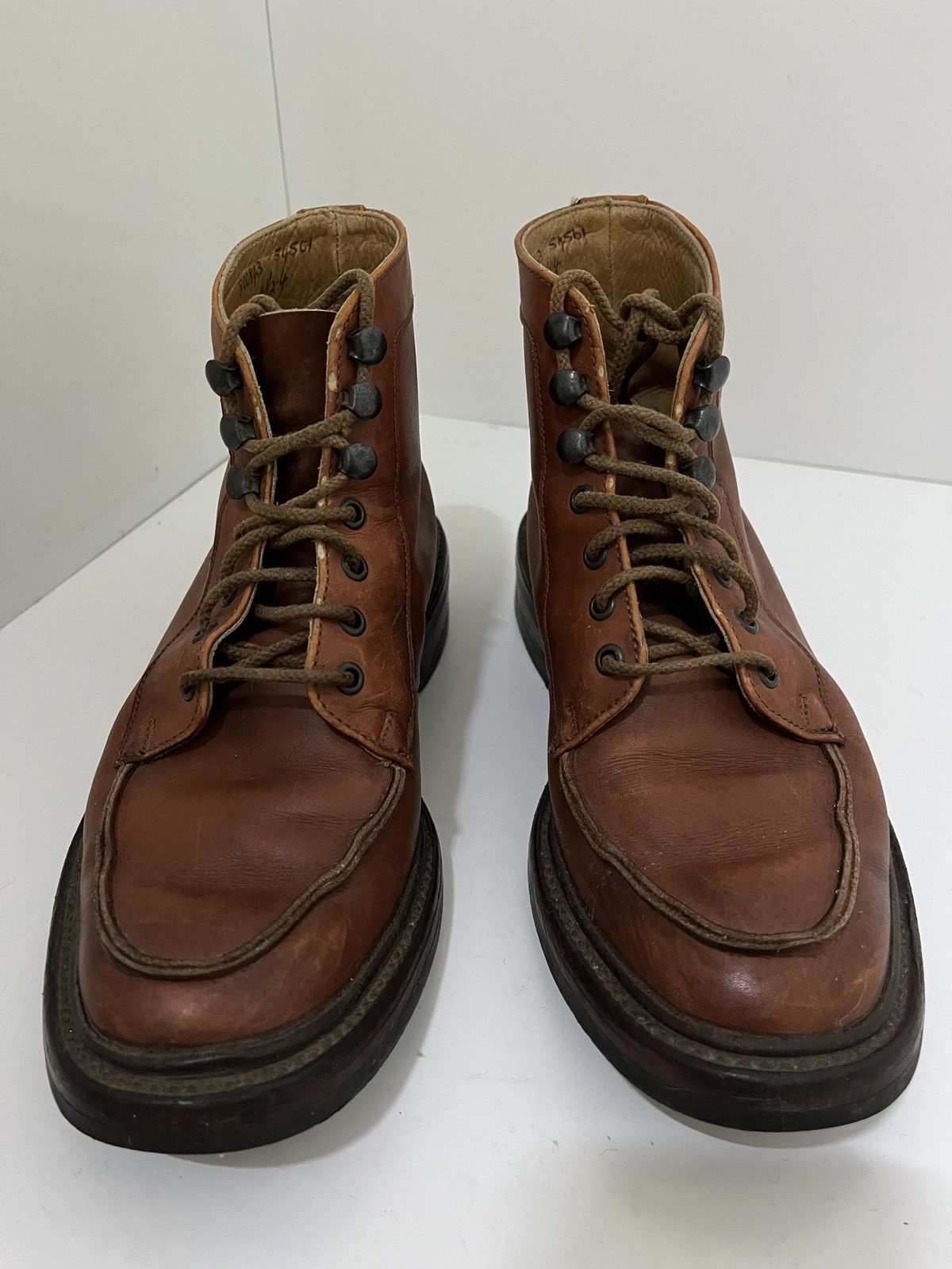 Tricker's Tricker’s U Tip Boots Size US 7 / IT 37 - 5 Thumbnail